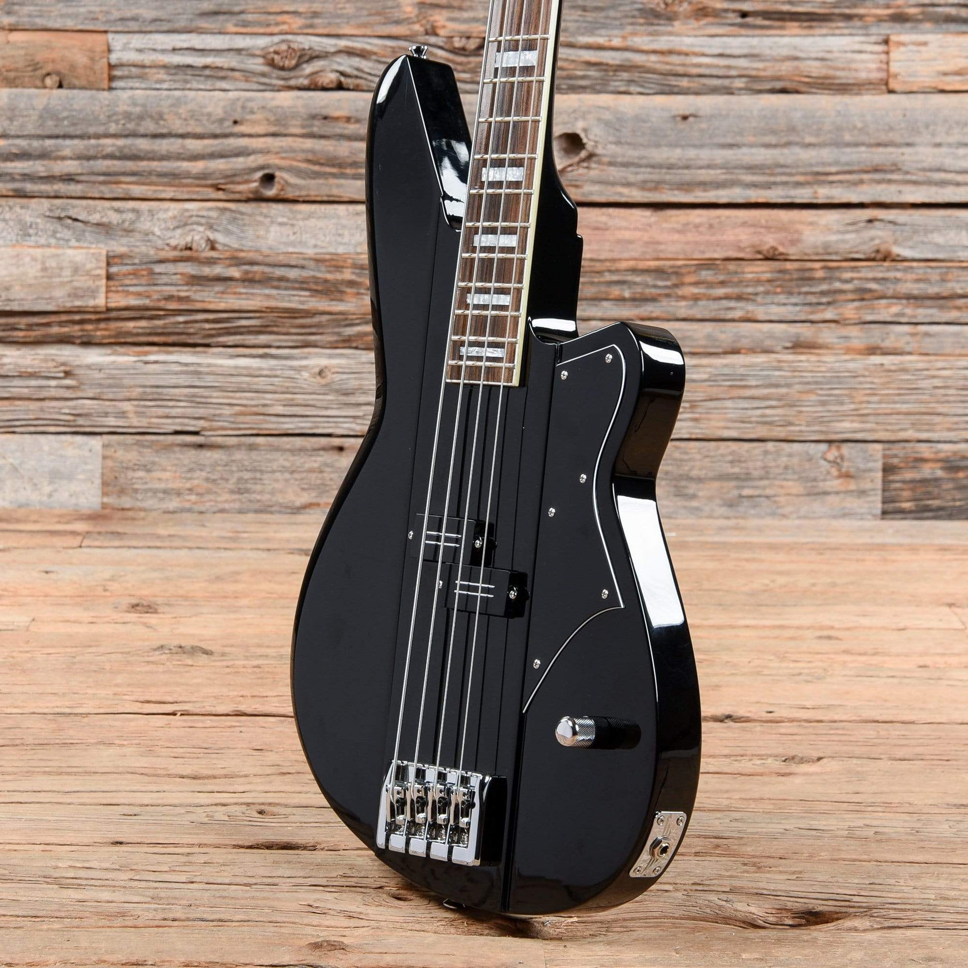 Reverend Meshell Ndegeocello Signature Fellowship Bass Pearl Black Bass Guitars / 4-String