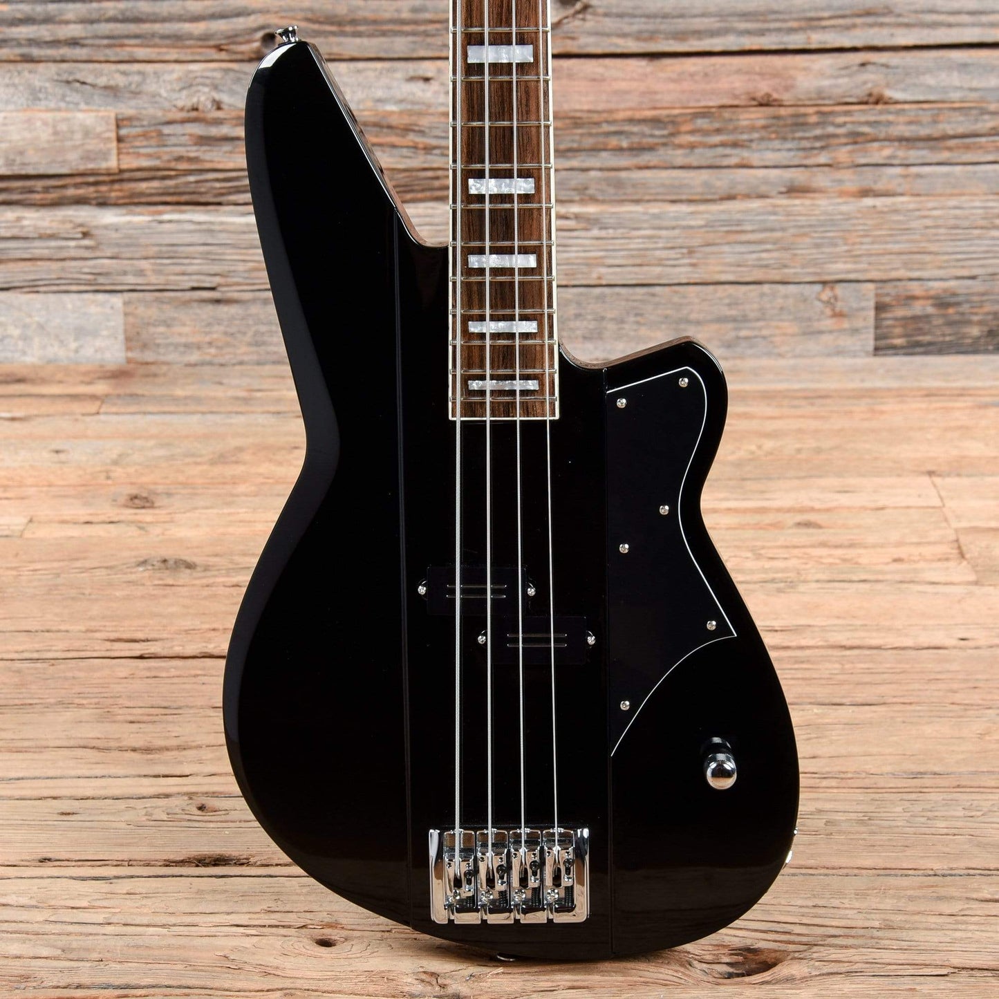 Reverend Meshell Ndegeocello Signature Fellowship Bass Pearl Black Bass Guitars / 4-String