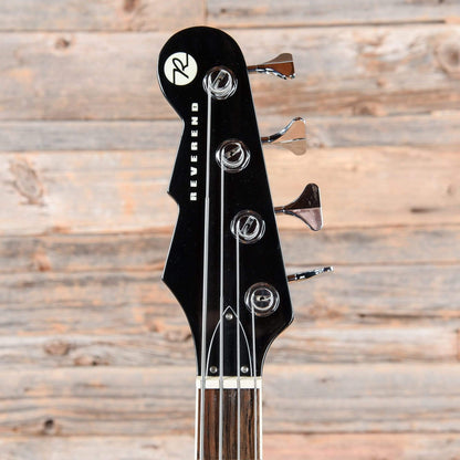 Reverend Meshell Ndegeocello Signature Fellowship Bass Pearl Black Bass Guitars / 4-String
