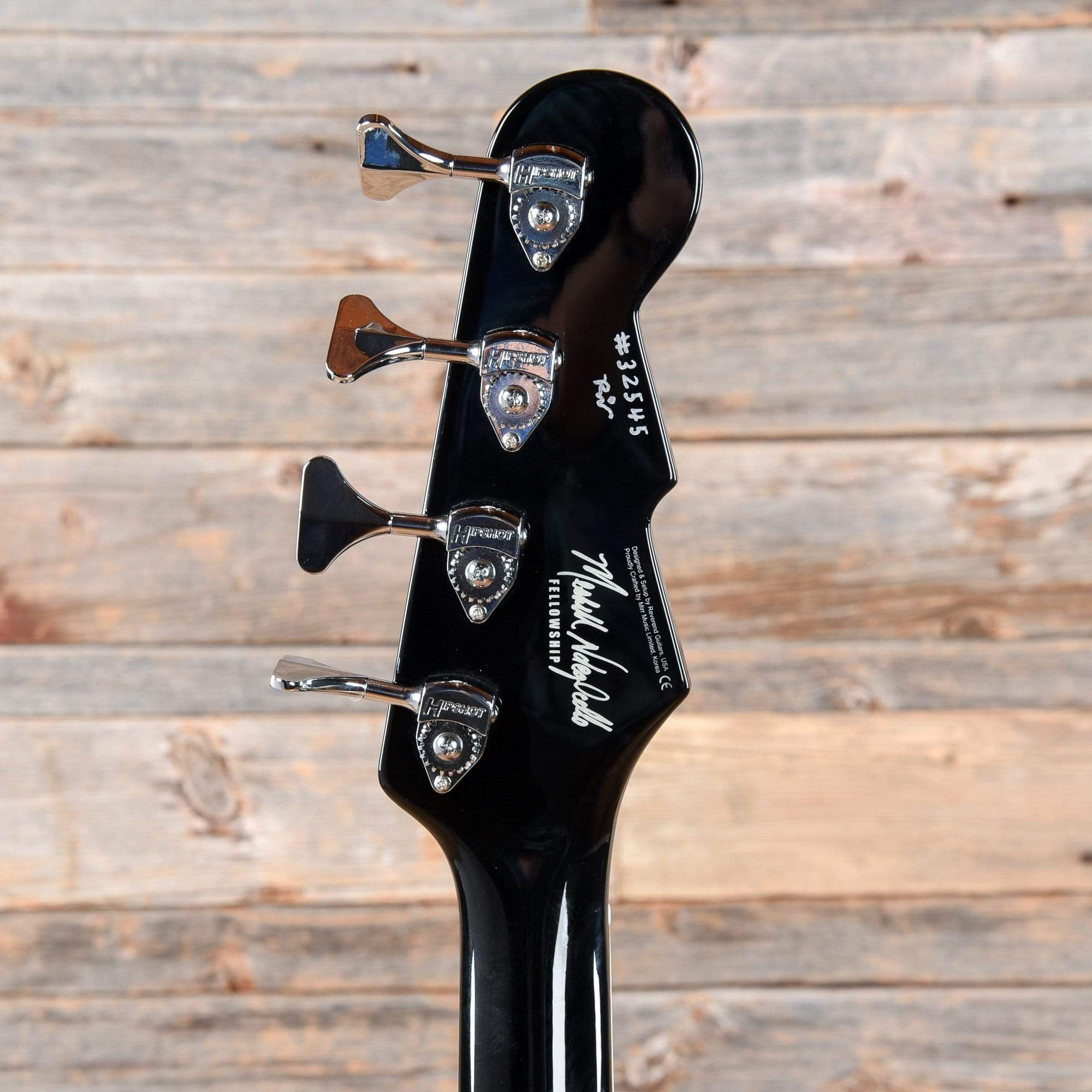 Reverend Meshell Ndegeocello Signature Fellowship Bass Pearl Black