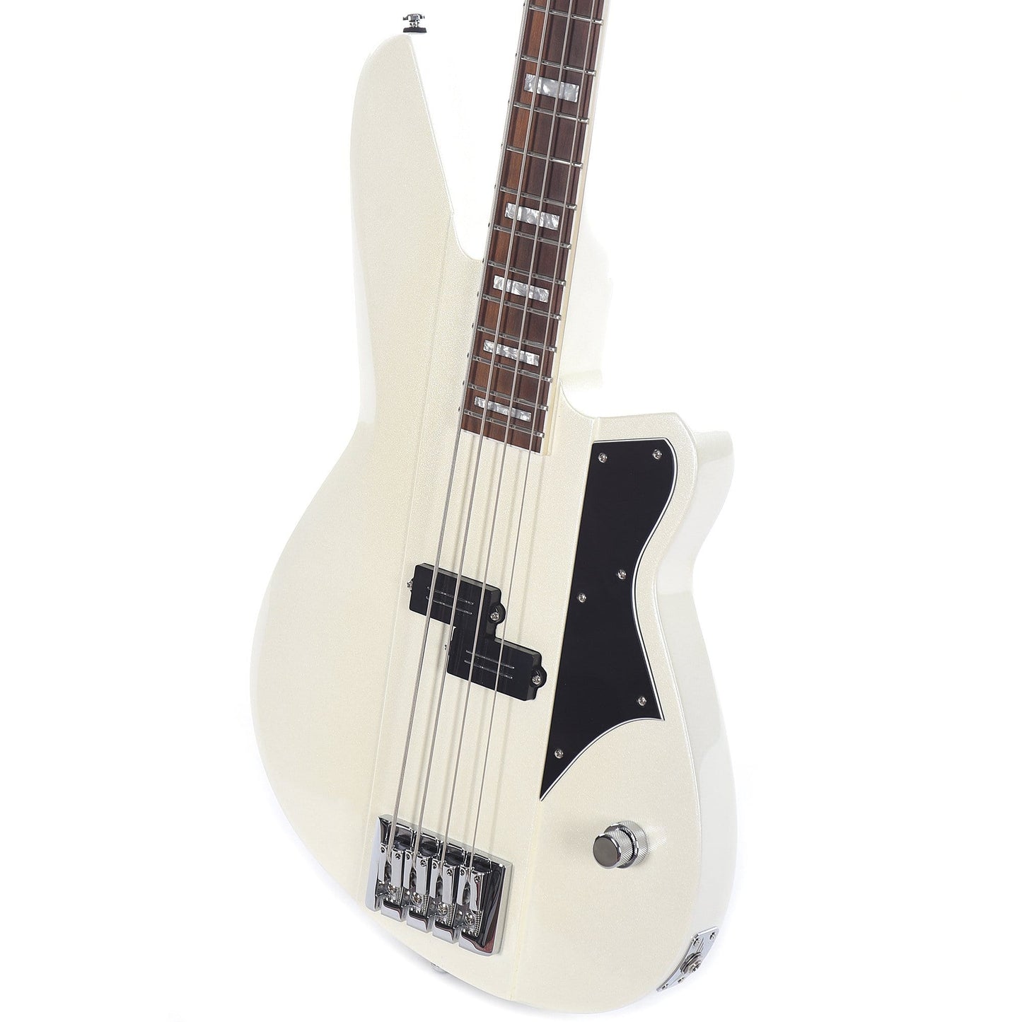 Reverend Meshell Ndegeocello Signature Fellowship Bass Pearl White Bass Guitars / 4-String