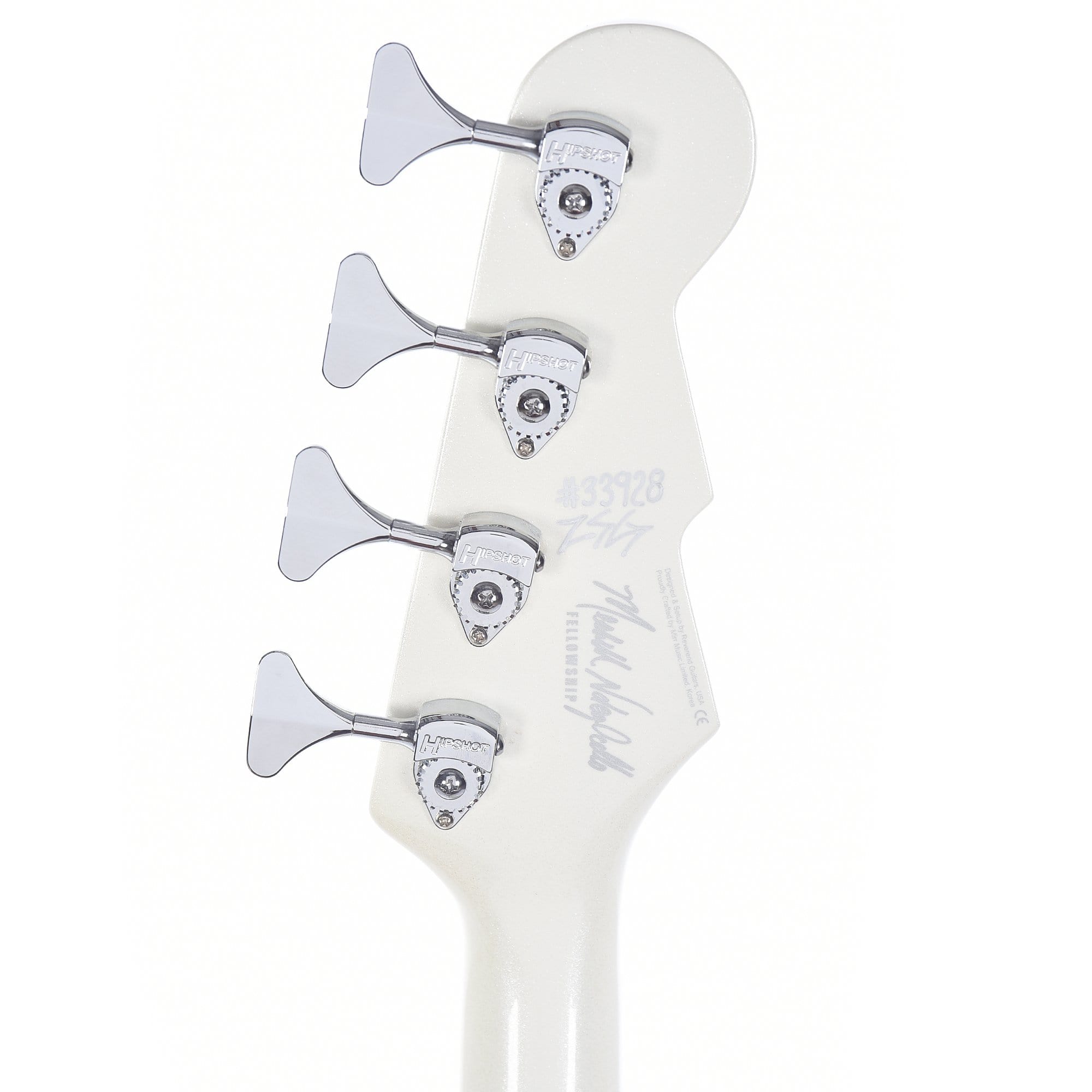 Reverend Meshell Ndegeocello Signature Fellowship Bass Pearl White Bass Guitars / 4-String