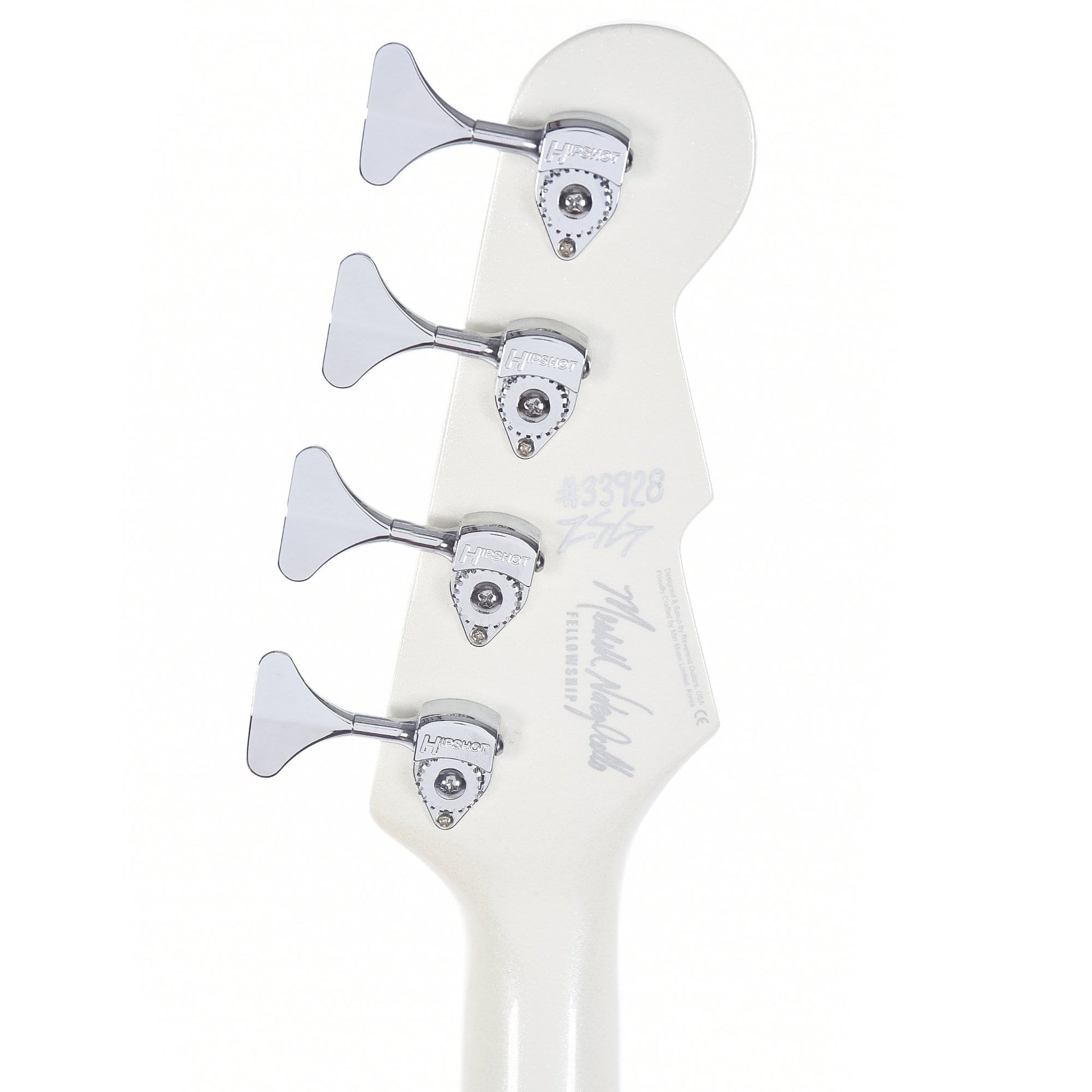 Reverend Meshell Ndegeocello Signature Fellowship Bass Pearl White Bass Guitars / 4-String