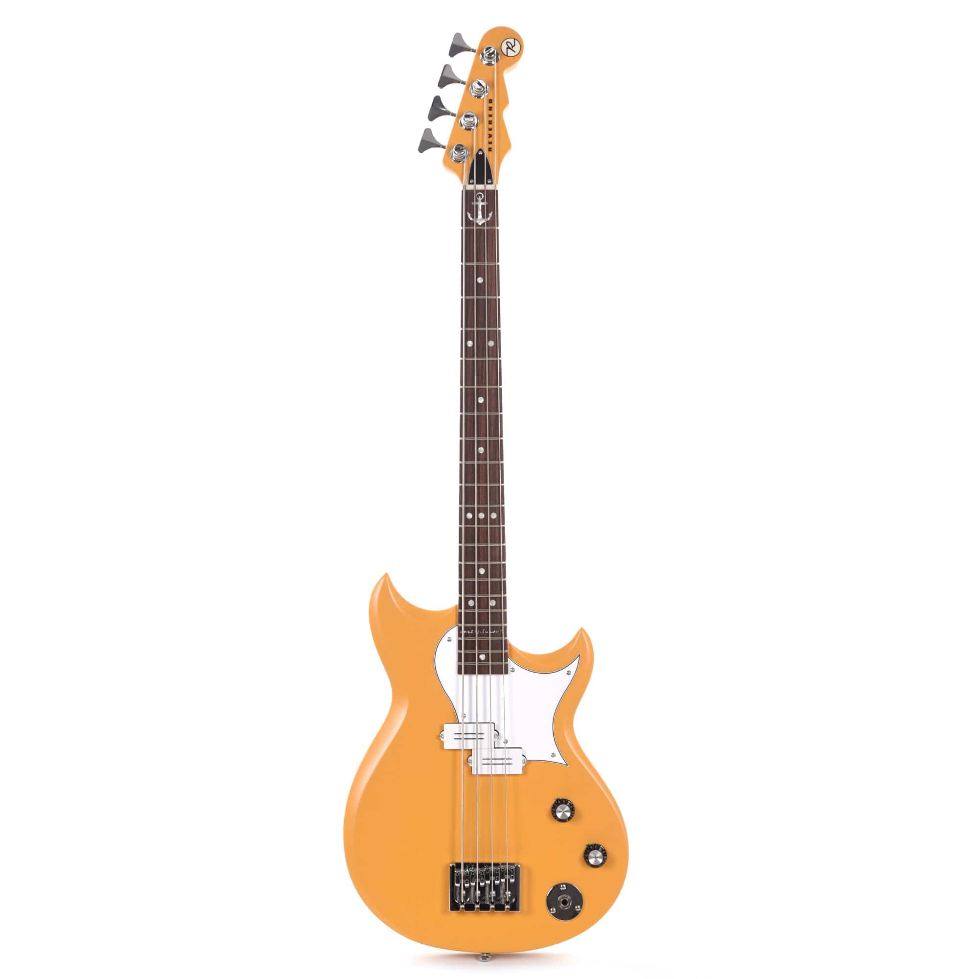 Reverend Mike Watt Wattplower Bass Satin Yellow Bass Guitars / 4-String