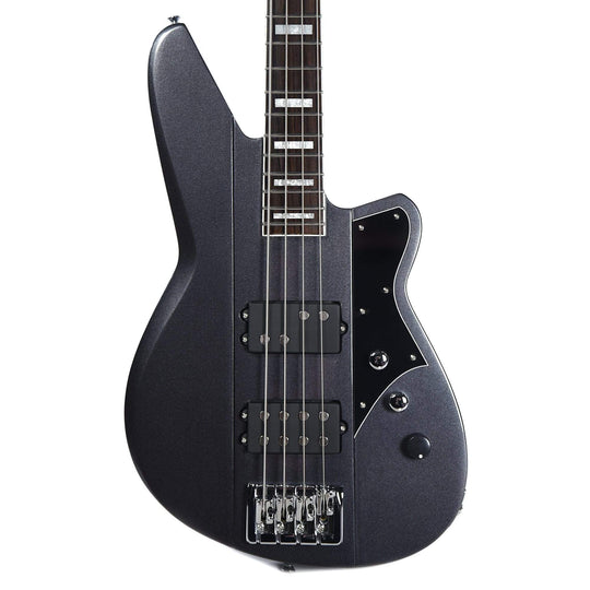 Reverend Thundergun Bass Gunmetal Gray Bass Guitars / 4-String