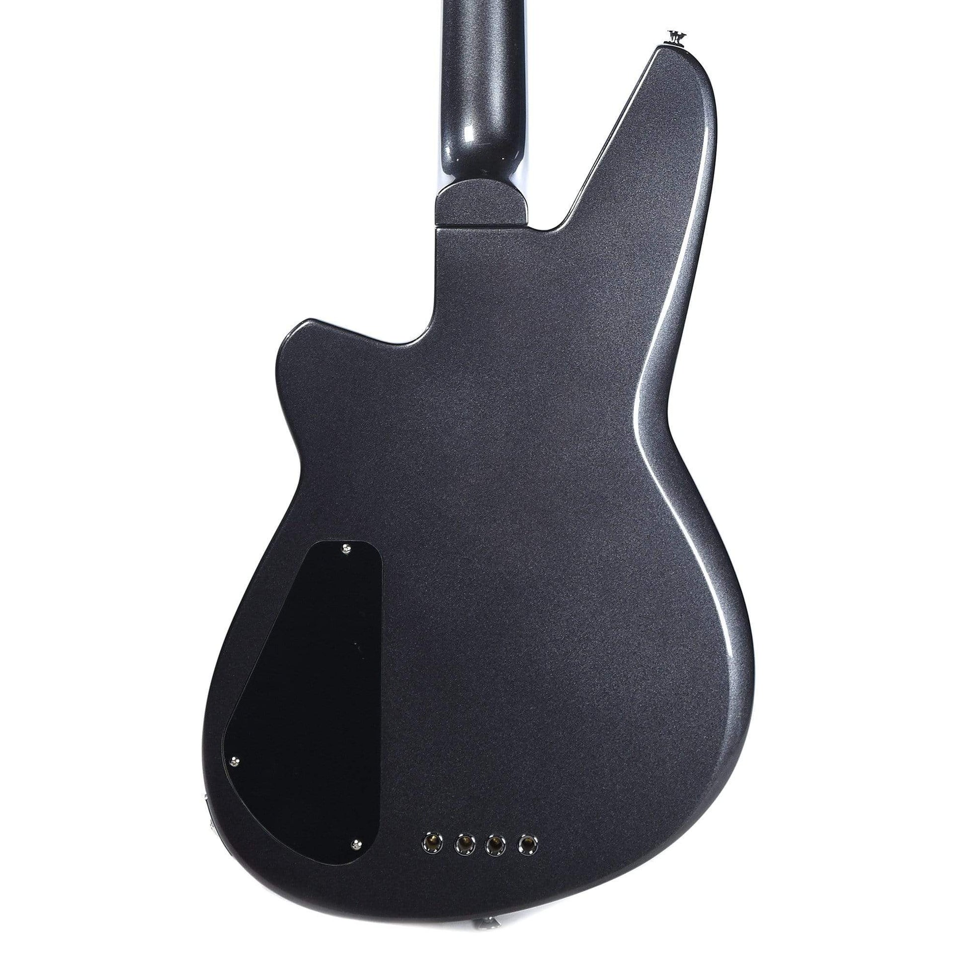 Reverend Thundergun Bass Gunmetal Gray Bass Guitars / 4-String