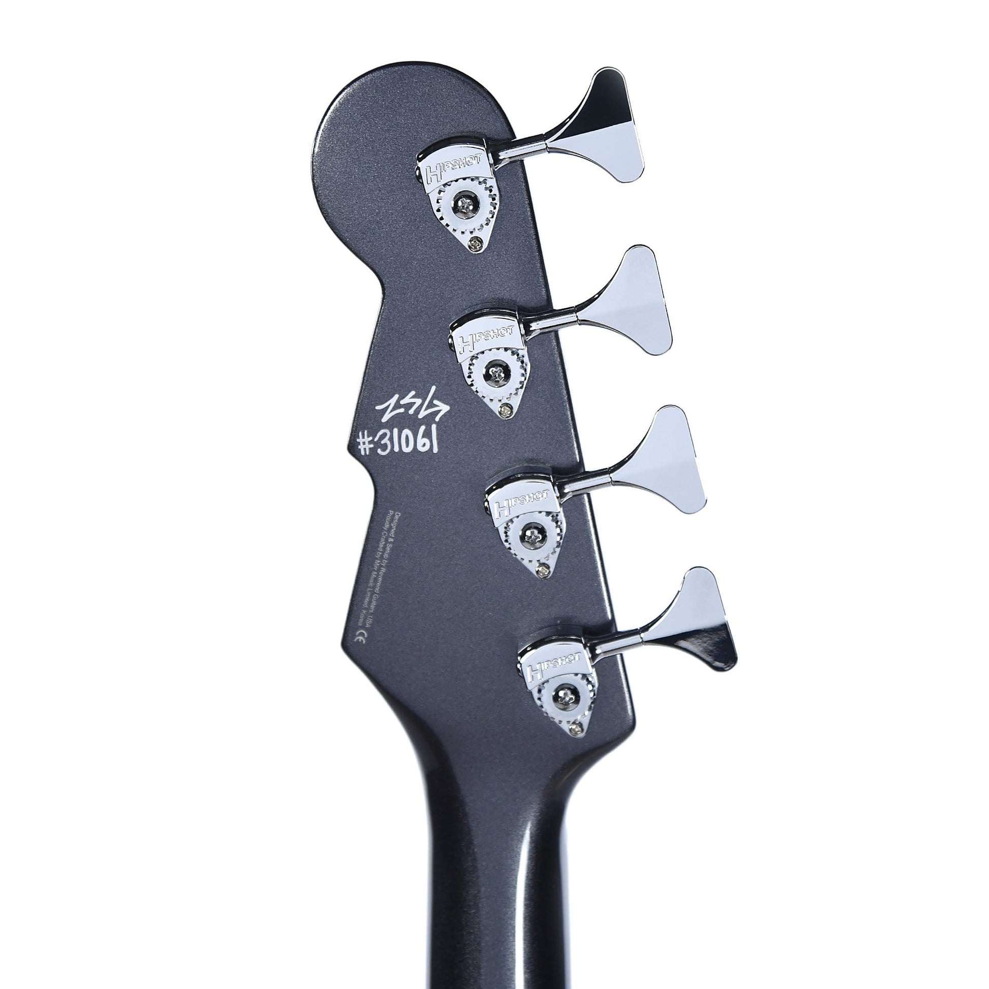 Reverend Thundergun Bass Gunmetal Gray Bass Guitars / 4-String
