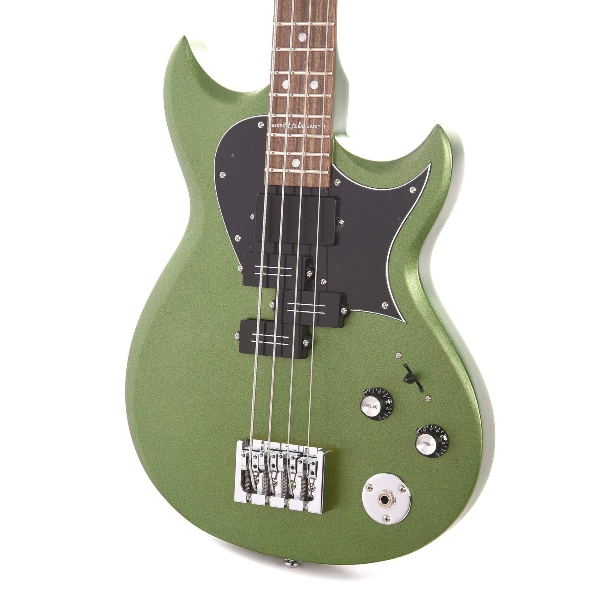 Reverend Wattplower Mark II Satin Emerald Green w/Hardshell Case Bass Guitars / 4-String