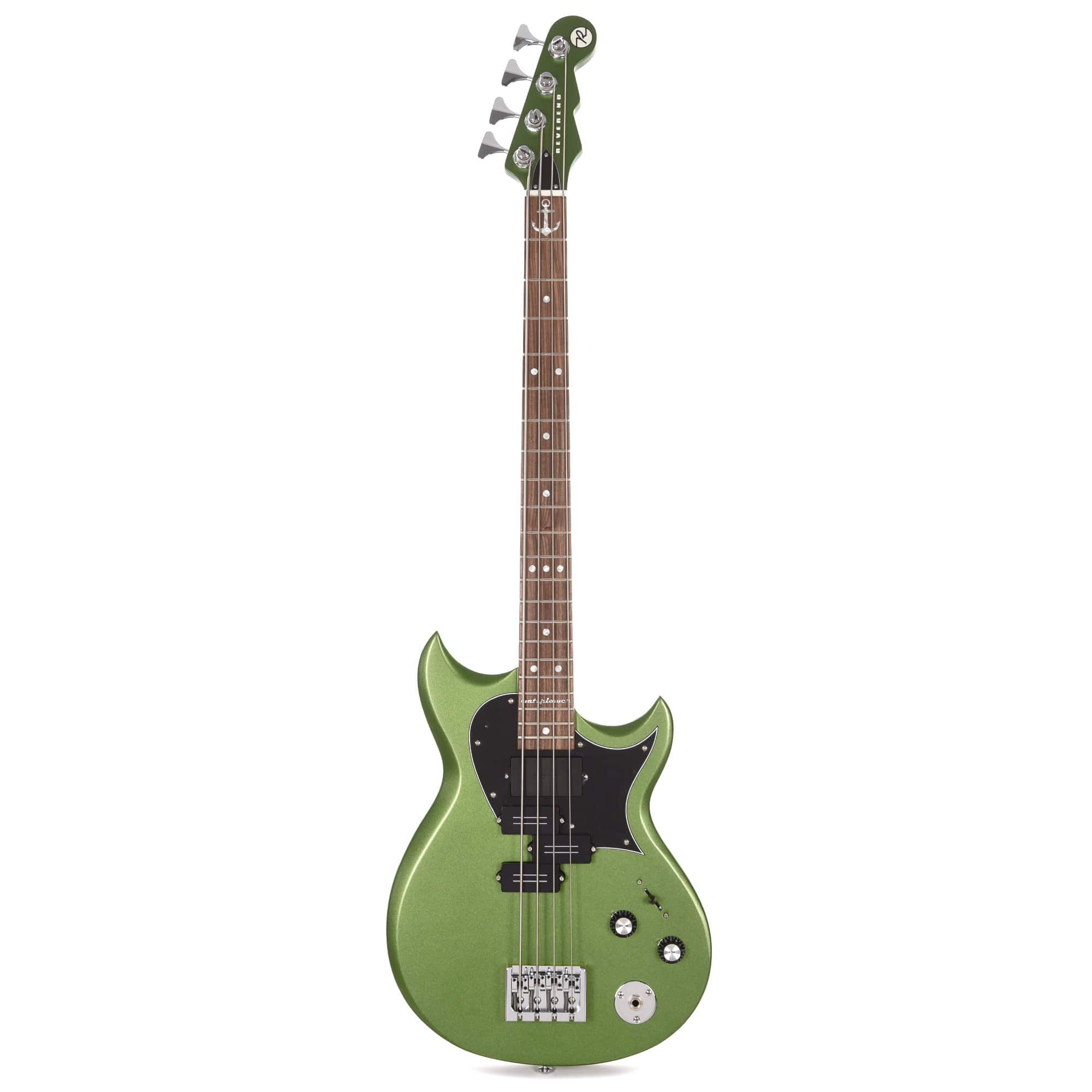 Reverend Wattplower Mark II Satin Emerald Green w/Hardshell Case Bass Guitars / 4-String