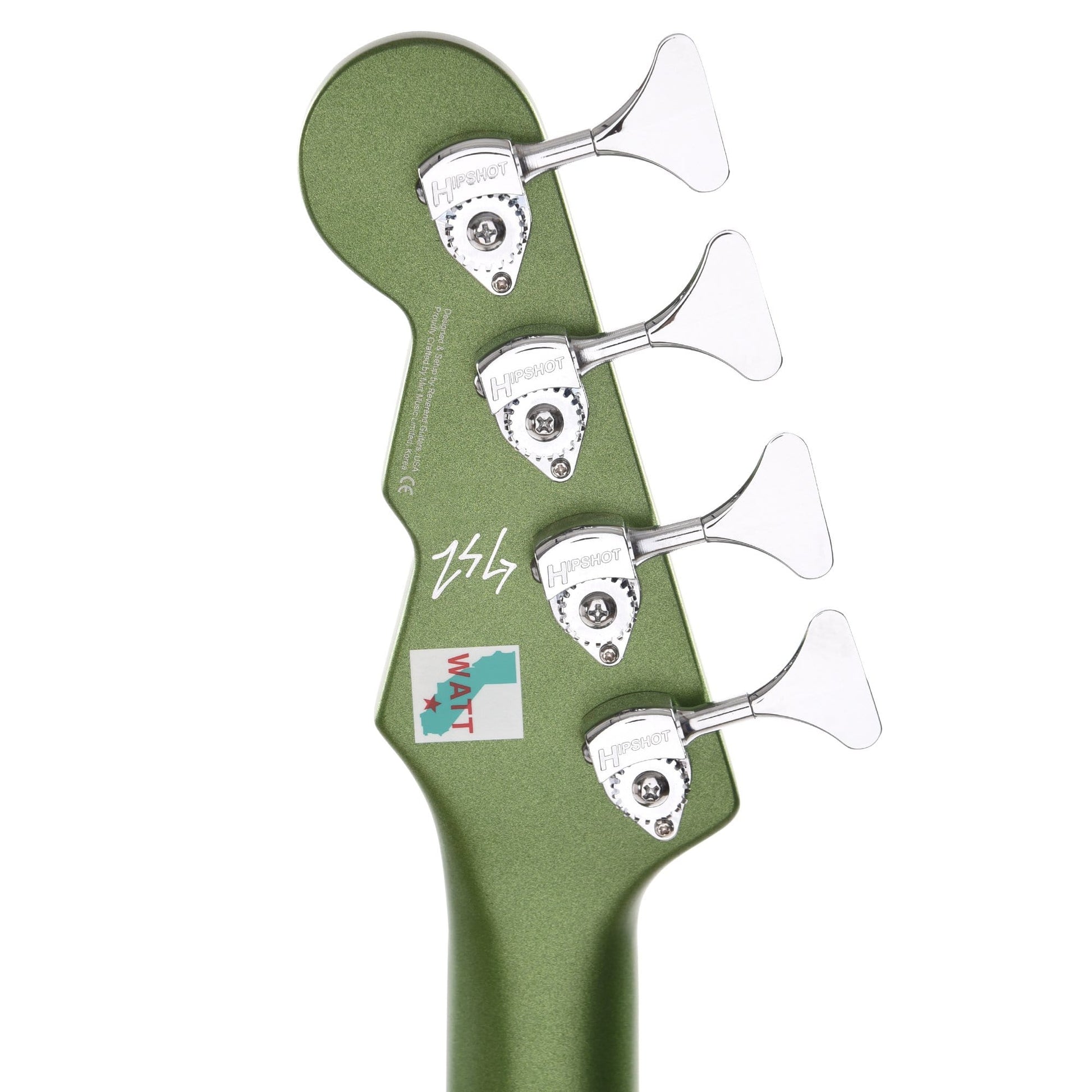 Reverend Wattplower Mark II Satin Emerald Green w/Hardshell Case Bass Guitars / 4-String