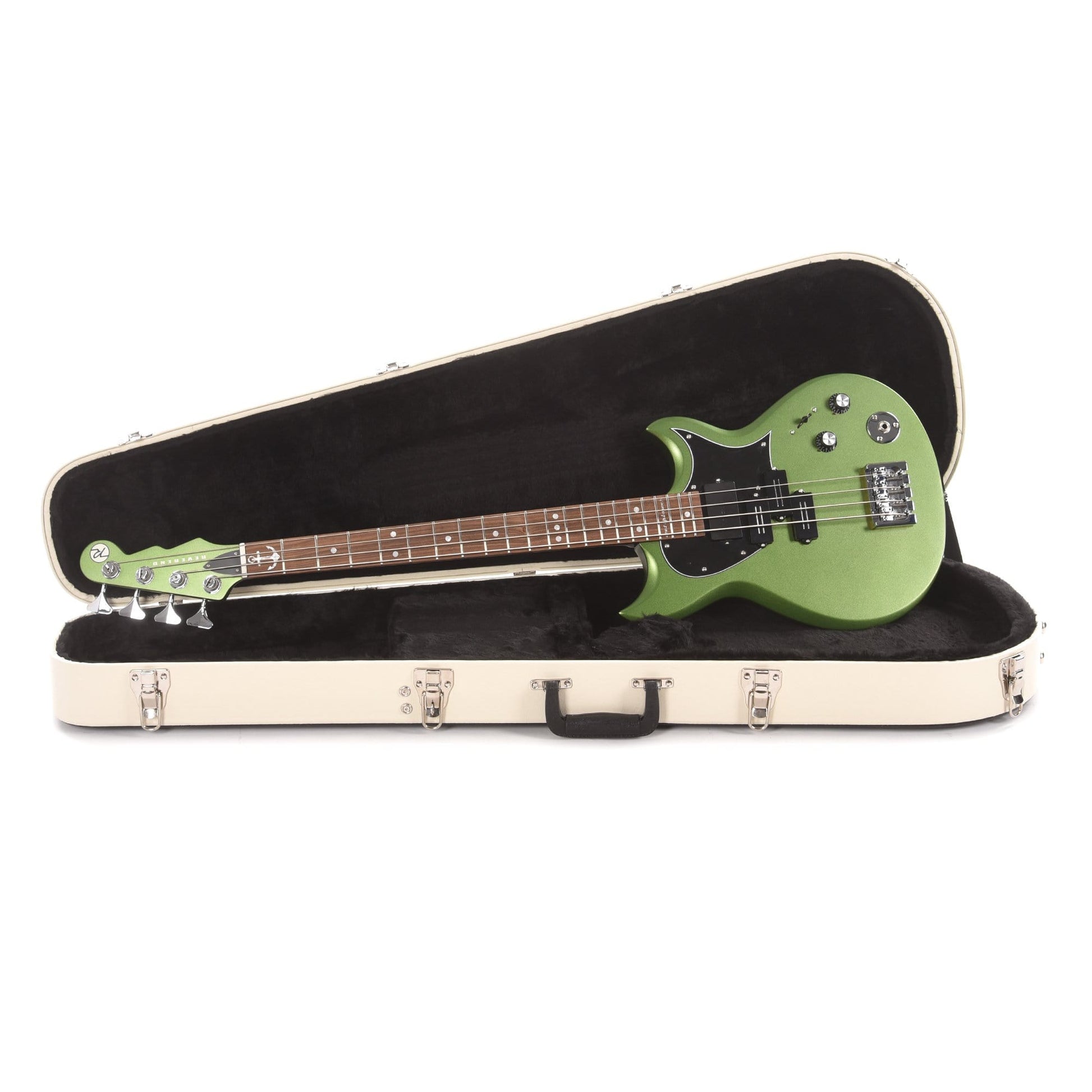 Reverend Wattplower Mark II Satin Emerald Green w/Hardshell Case Bass Guitars / 4-String