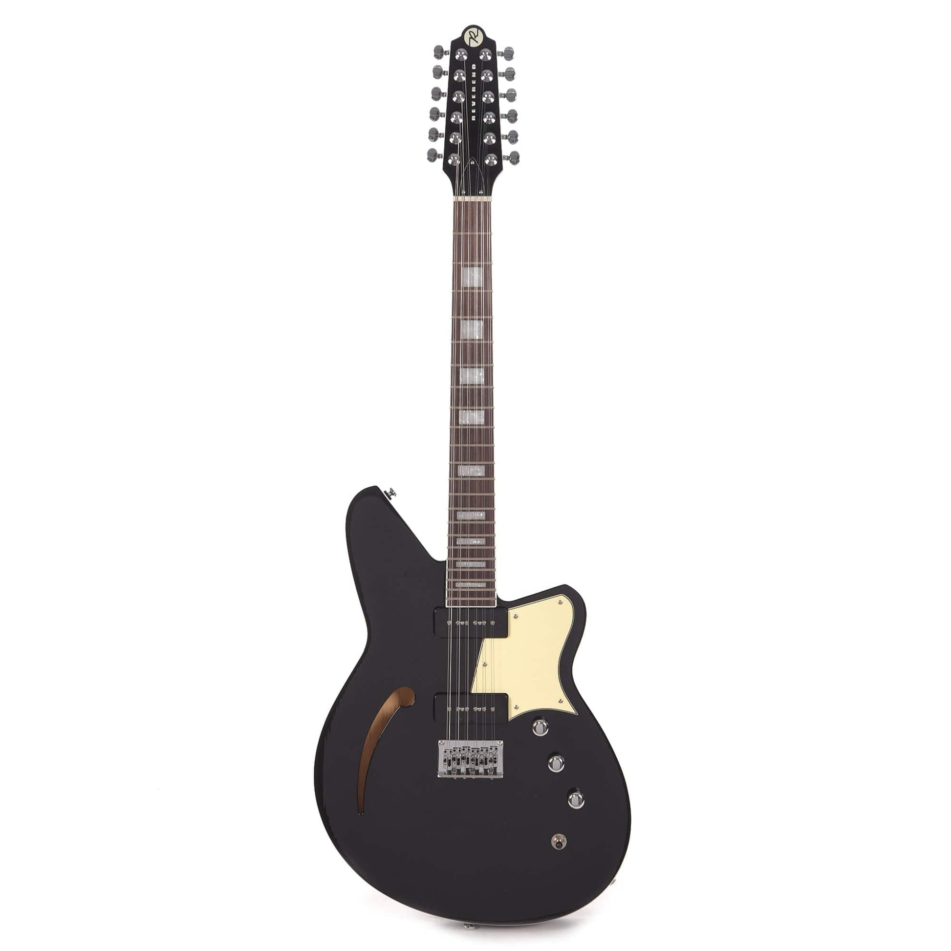 Reverend Airwave 12 Midnight Black Electric Guitars / 12-String