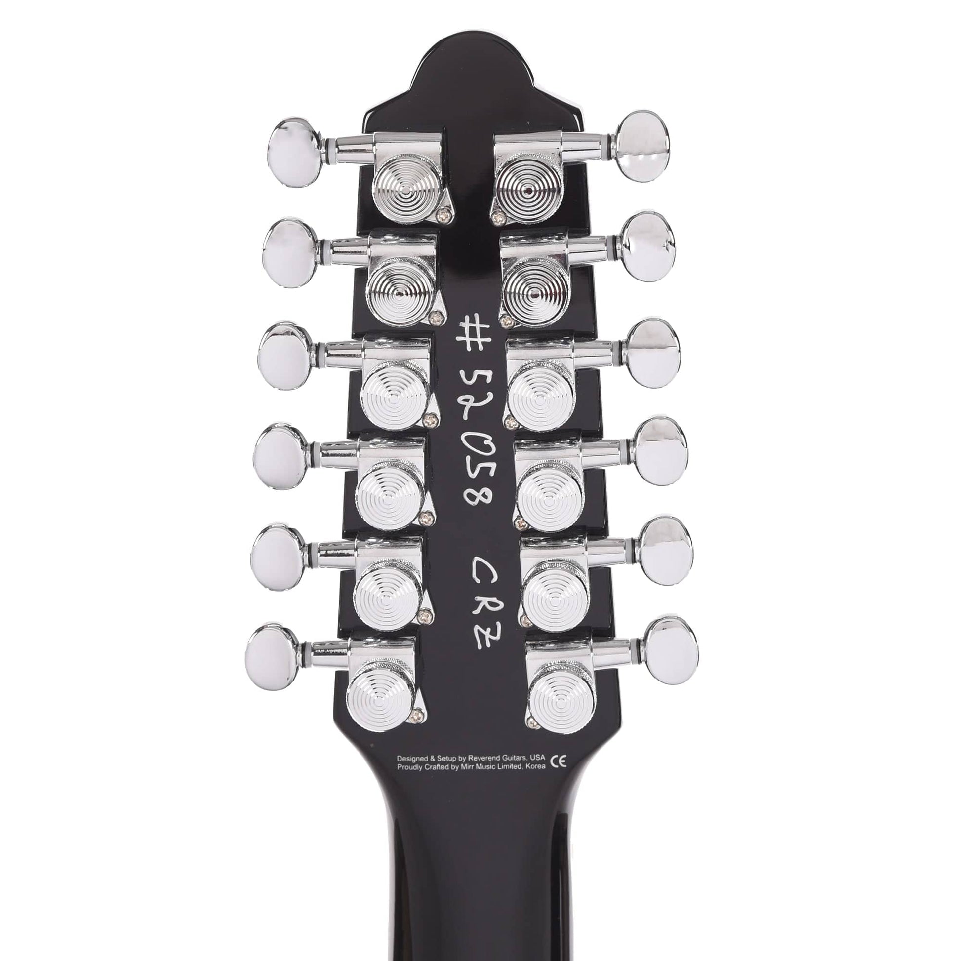 Reverend Airwave 12 Midnight Black Electric Guitars / 12-String