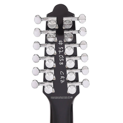 Reverend Airwave 12 Midnight Black Electric Guitars / 12-String