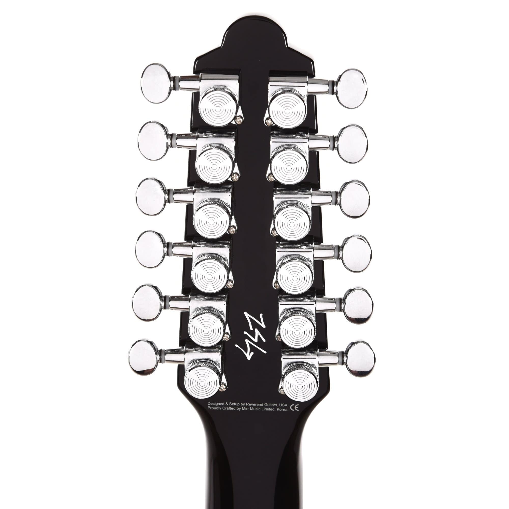 Reverend Airwave 12-String Midnight Black Electric Guitars / 12-String