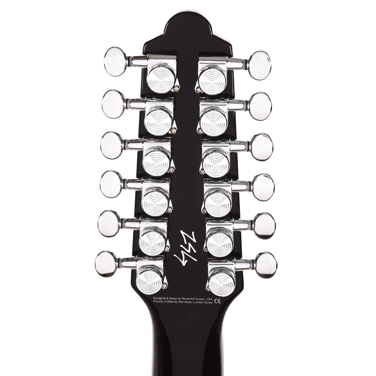 Reverend Airwave 12-String Midnight Black Electric Guitars / 12-String