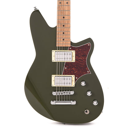 Reverend Descent RA Army Green w/Roasted Maple Neck Electric Guitars / Baritone