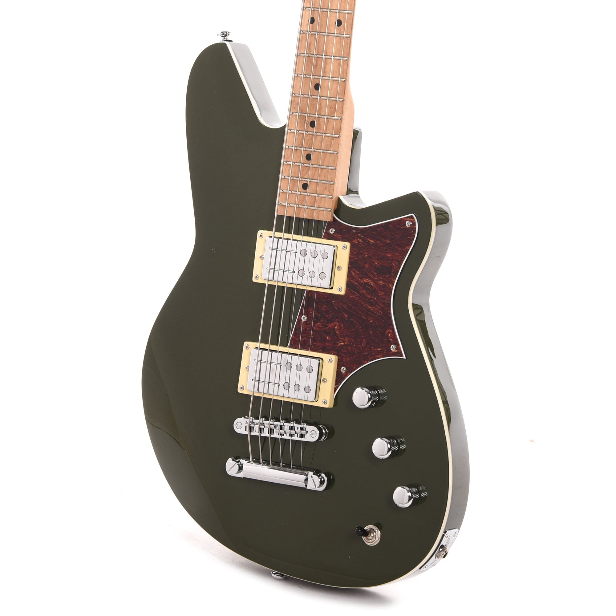 Reverend Descent RA Army Green w/Roasted Maple Neck Electric Guitars / Baritone