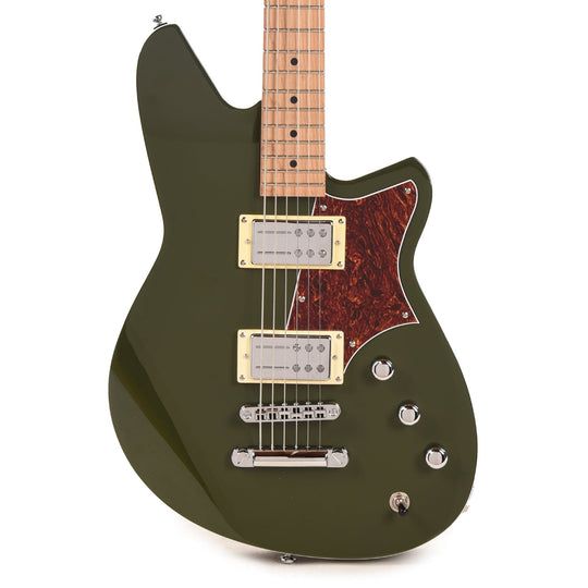 Reverend Descent RA Olive Drab w/Roasted Maple Neck Electric Guitars / Baritone