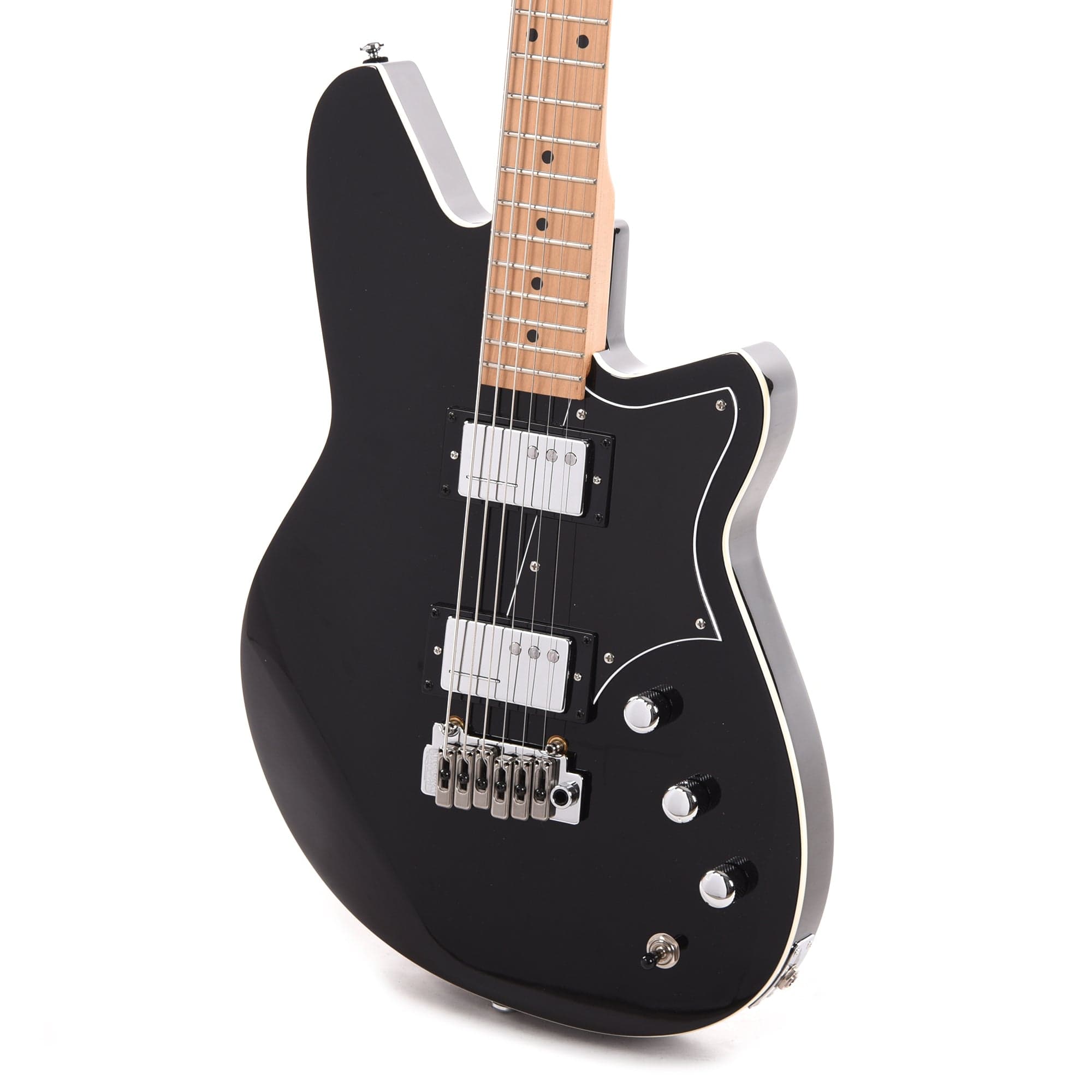 Reverend Descent W Baritone Midnight Black Electric Guitars / Baritone