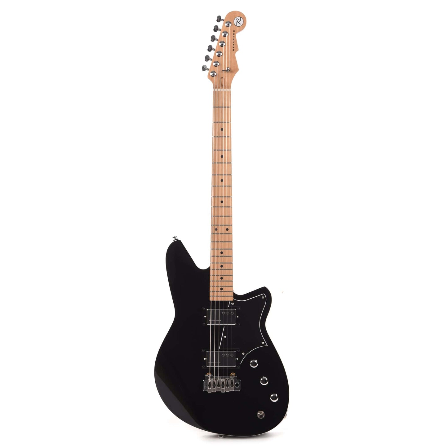 Reverend Descent W Baritone Midnight Black Electric Guitars / Baritone