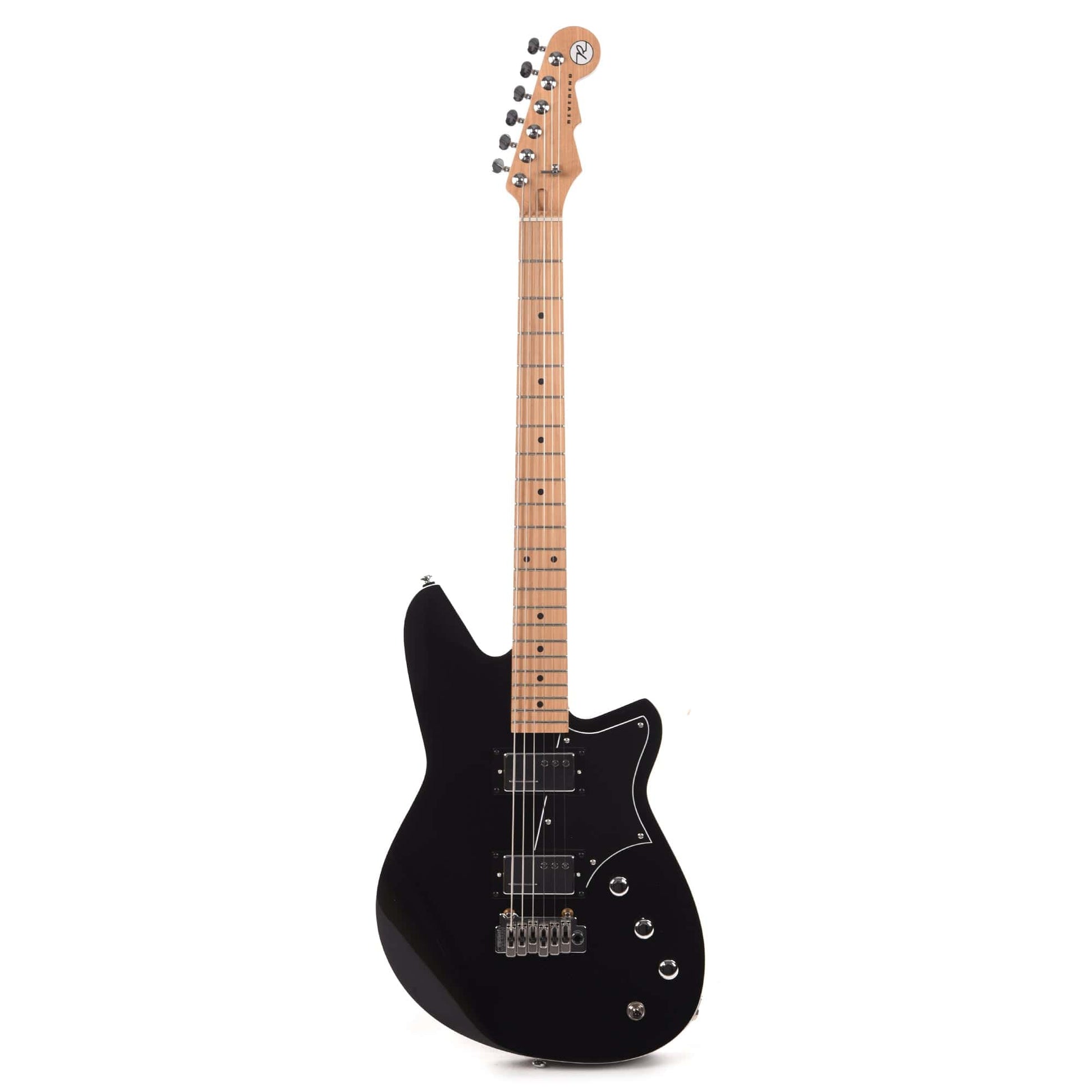 Reverend Descent W Baritone Midnight Black Electric Guitars / Baritone