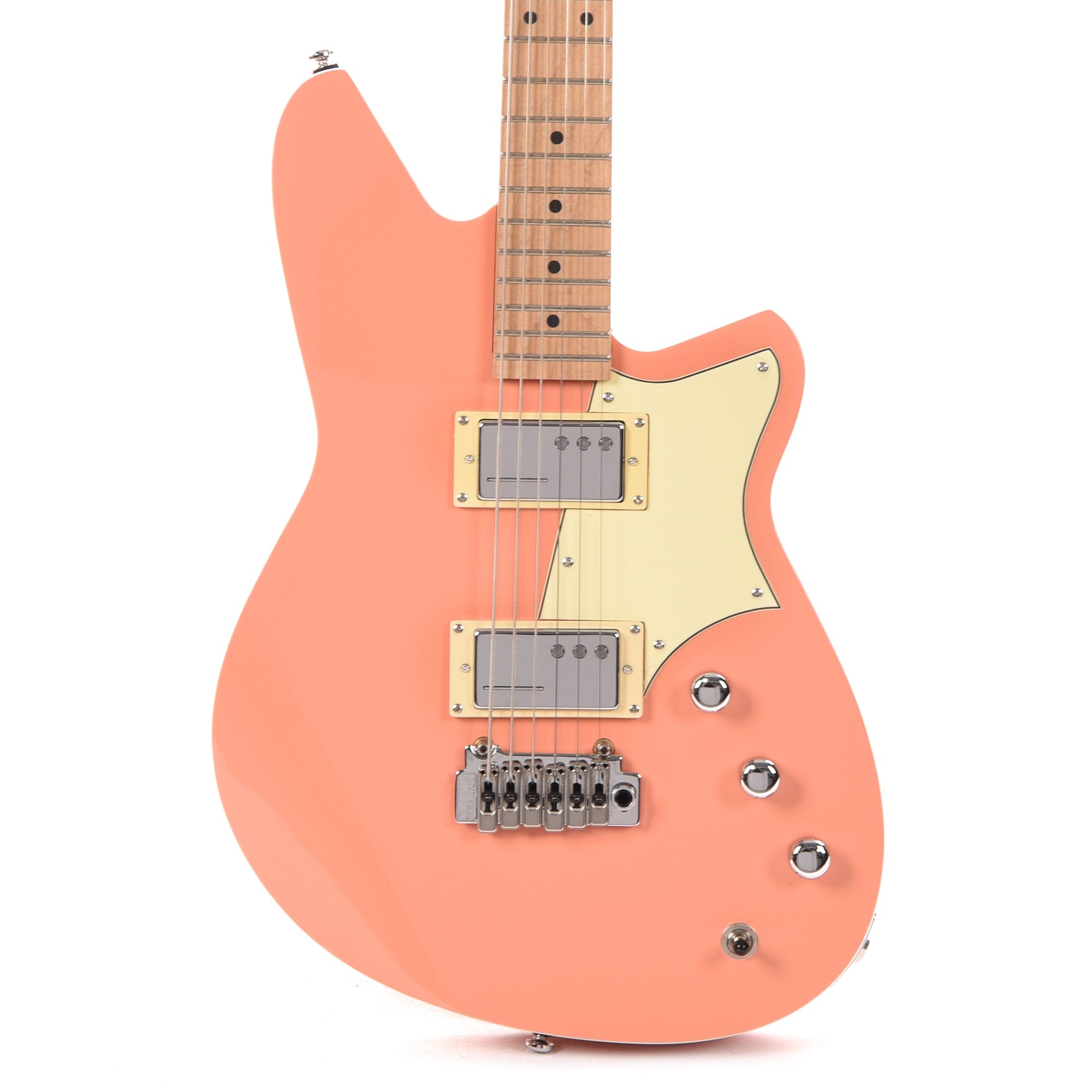 Reverend Descent W Coral w/Roasted Maple Neck Electric Guitars / Baritone