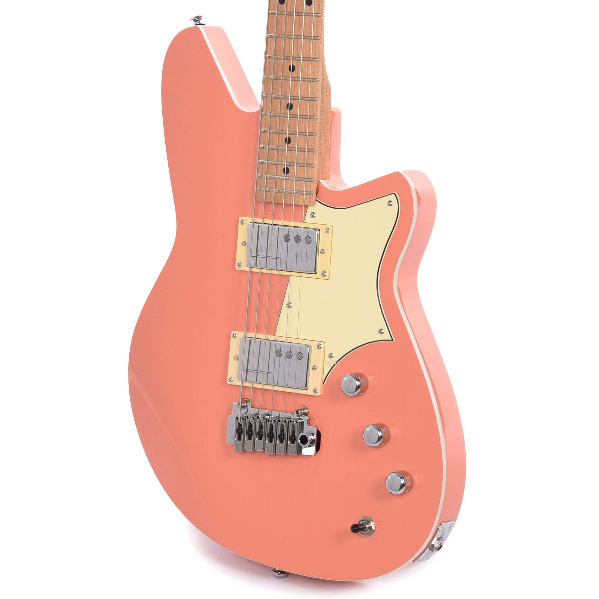 Reverend Descent W Coral w/Roasted Maple Neck Electric Guitars / Baritone