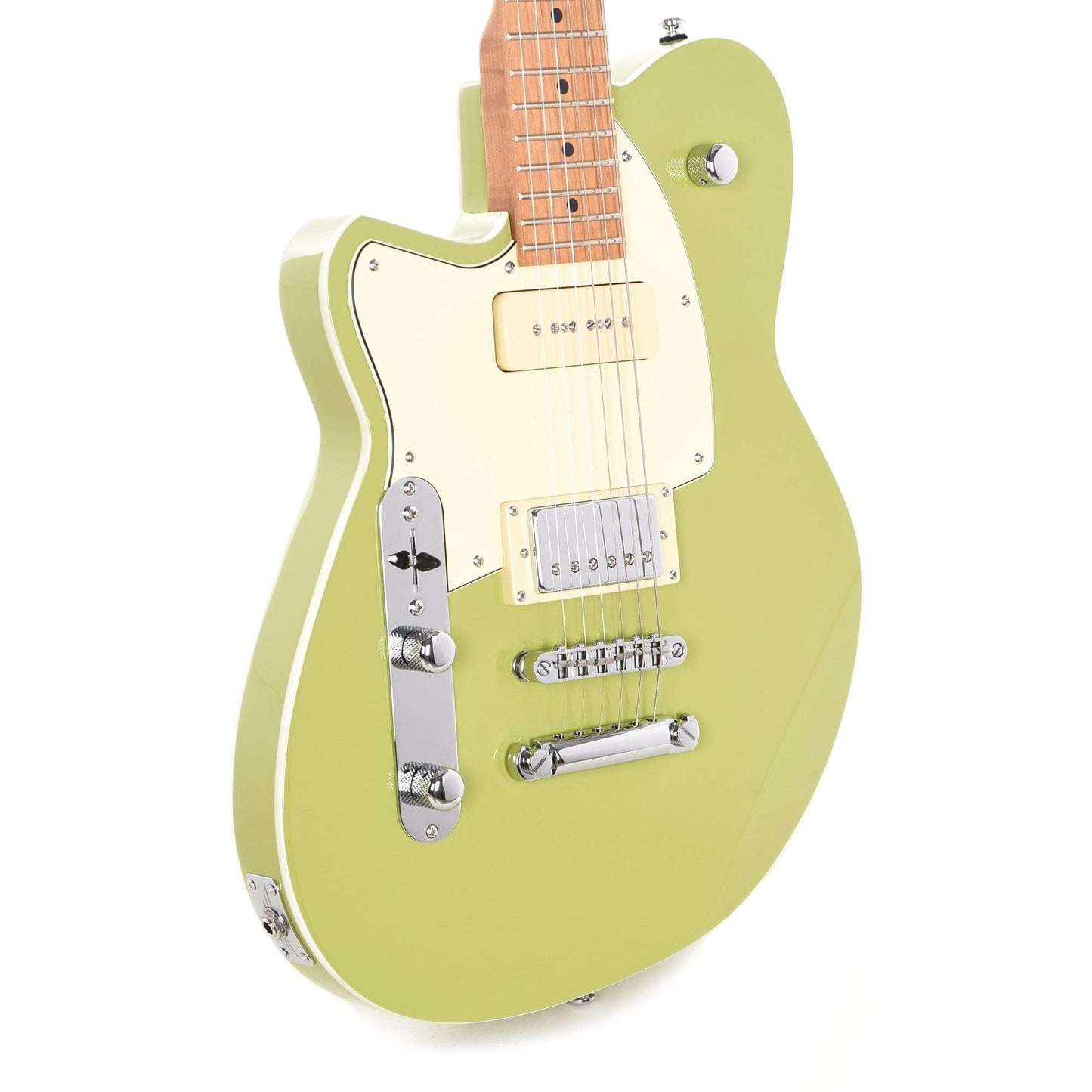 Reverend Double Agent OG Avocado Green LE LEFTY w/Roasted Maple Neck Electric Guitars / Left-Handed