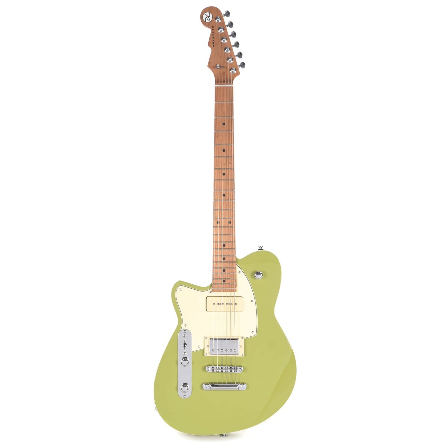 Reverend Double Agent OG Avocado Green LE LEFTY w/Roasted Maple Neck Electric Guitars / Left-Handed