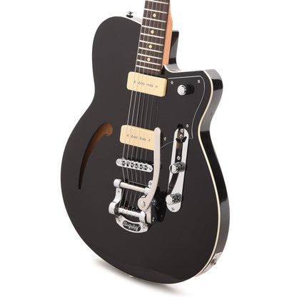 Reverend Club King 290 Midnight Black w/Bigsby Electric Guitars / Semi-Hollow