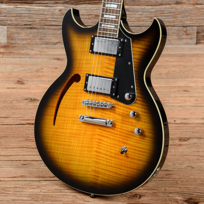 Reverend Manta Ray HB Sunburst Electric Guitars / Semi-Hollow