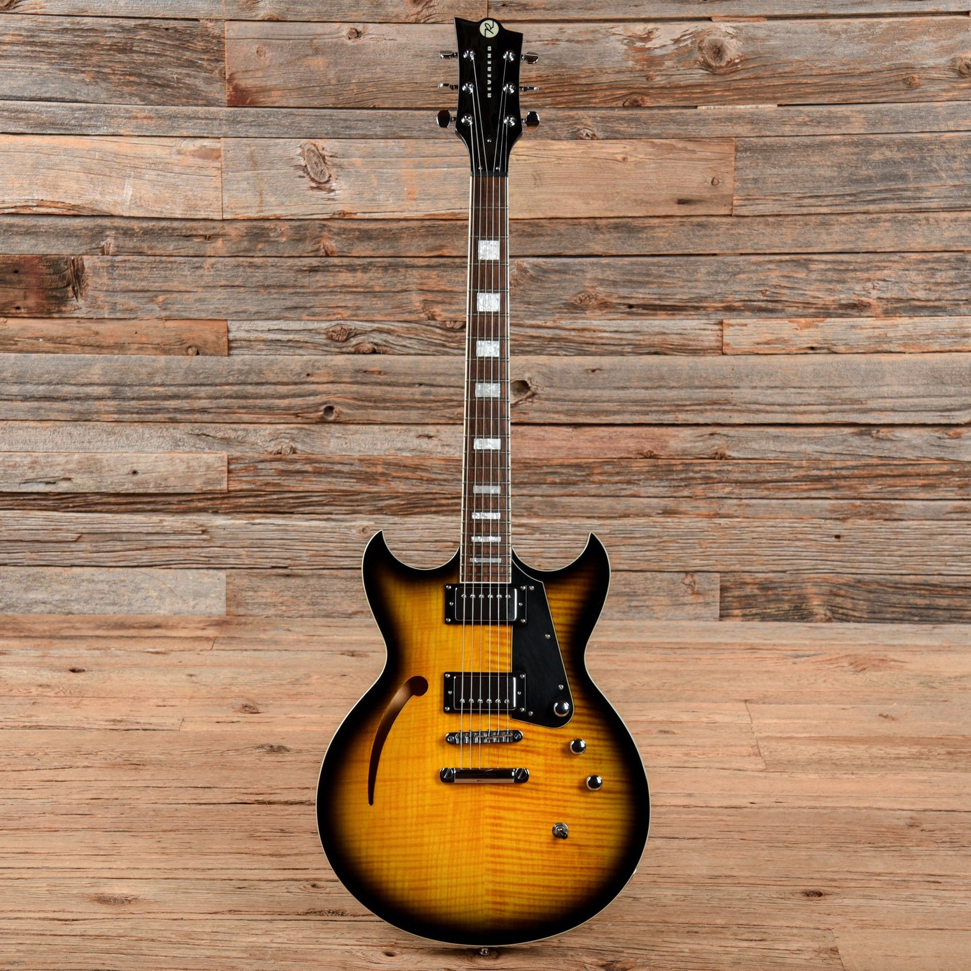 Reverend Manta Ray HB Sunburst Electric Guitars / Semi-Hollow