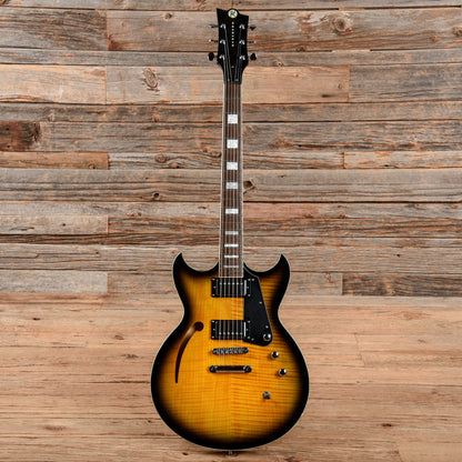 Reverend Manta Ray HB Sunburst Electric Guitars / Semi-Hollow