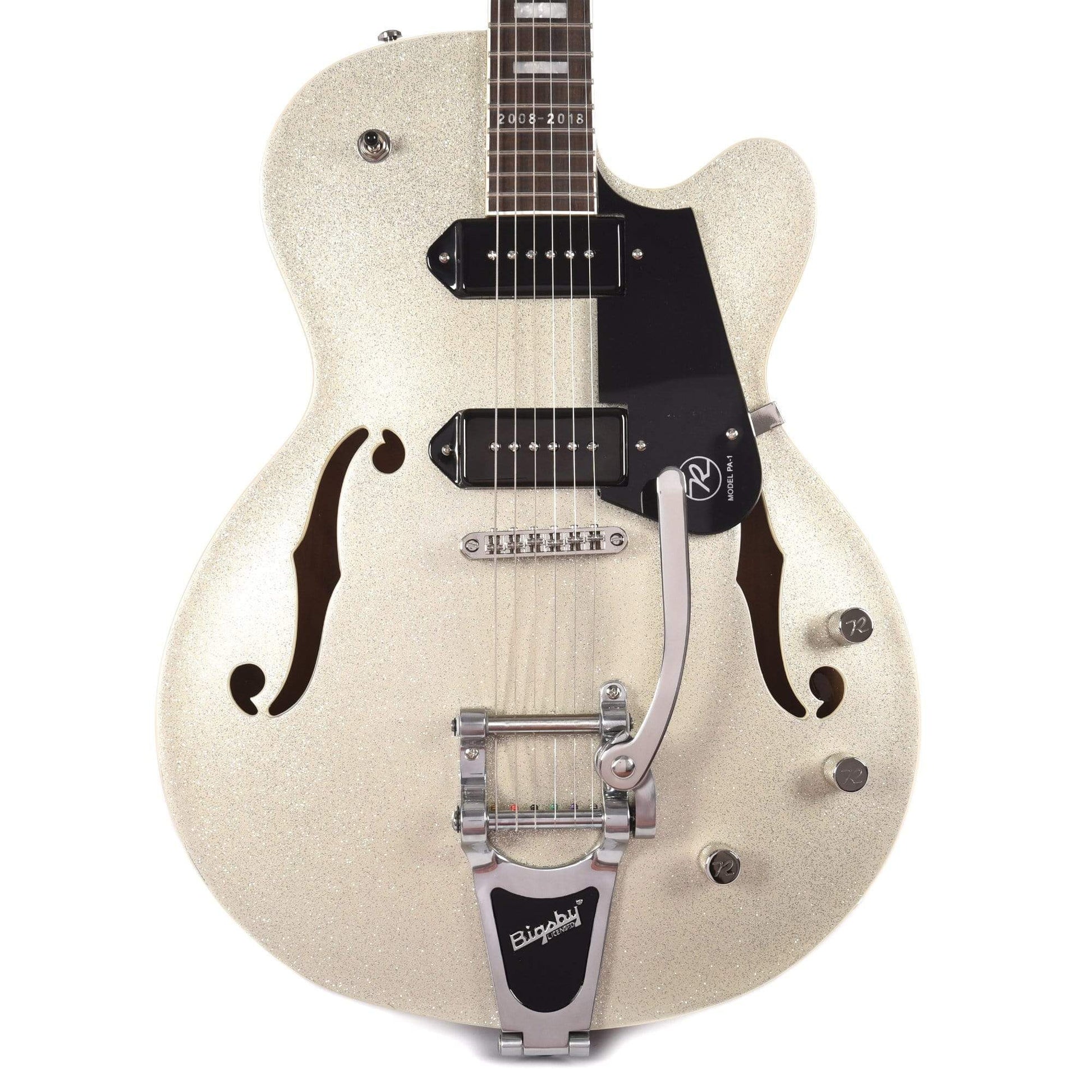 Reverend PA1 10th Anniversary Silver Sparkle Electric Guitars / Semi-Hollow