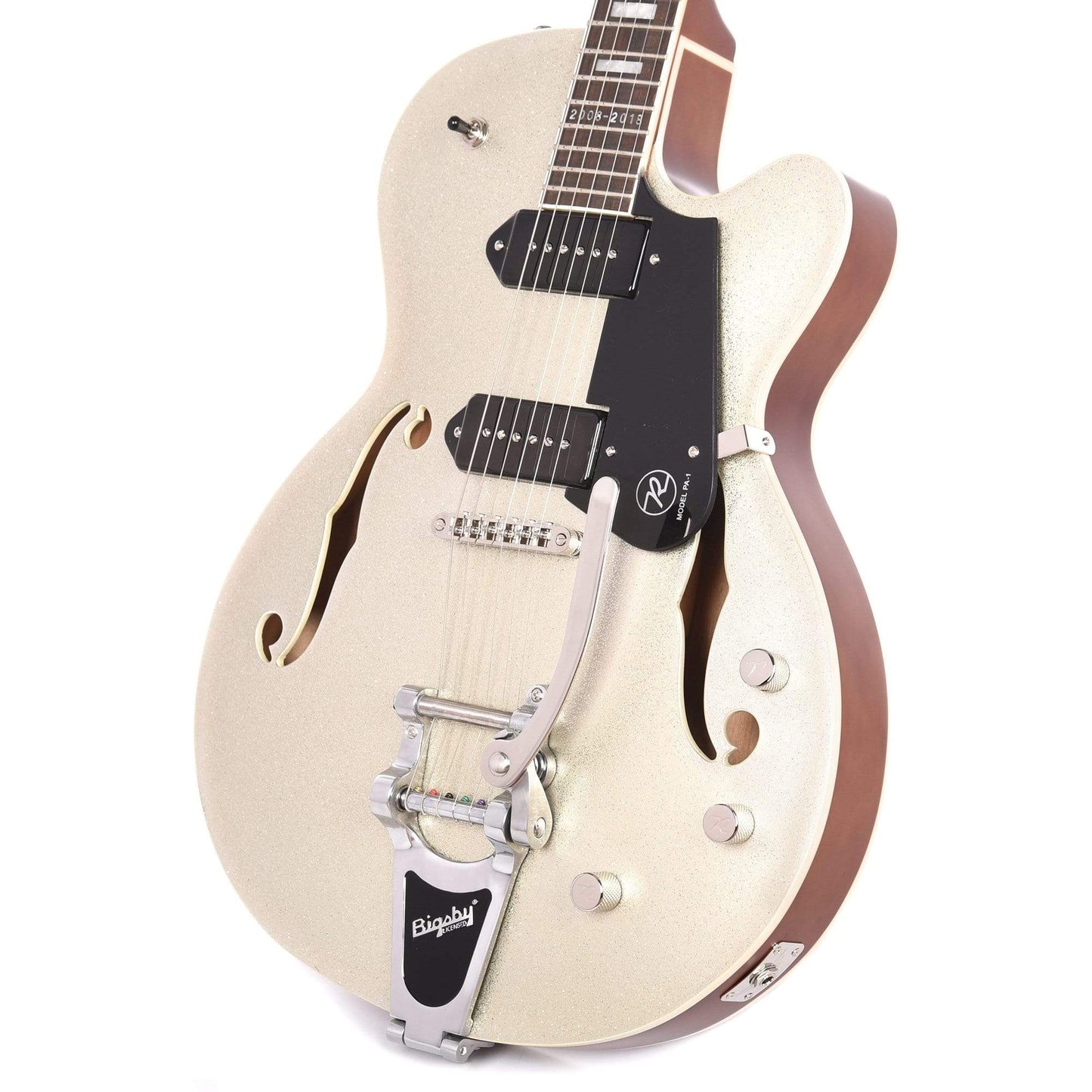 Reverend PA1 10th Anniversary Silver Sparkle Electric Guitars / Semi-Hollow