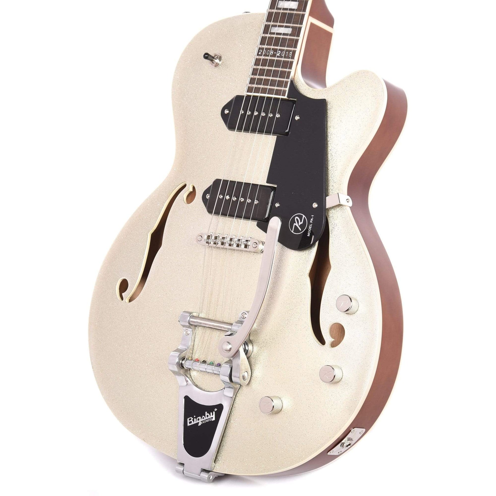 Reverend PA1 10th Anniversary Silver Sparkle Electric Guitars / Semi-Hollow