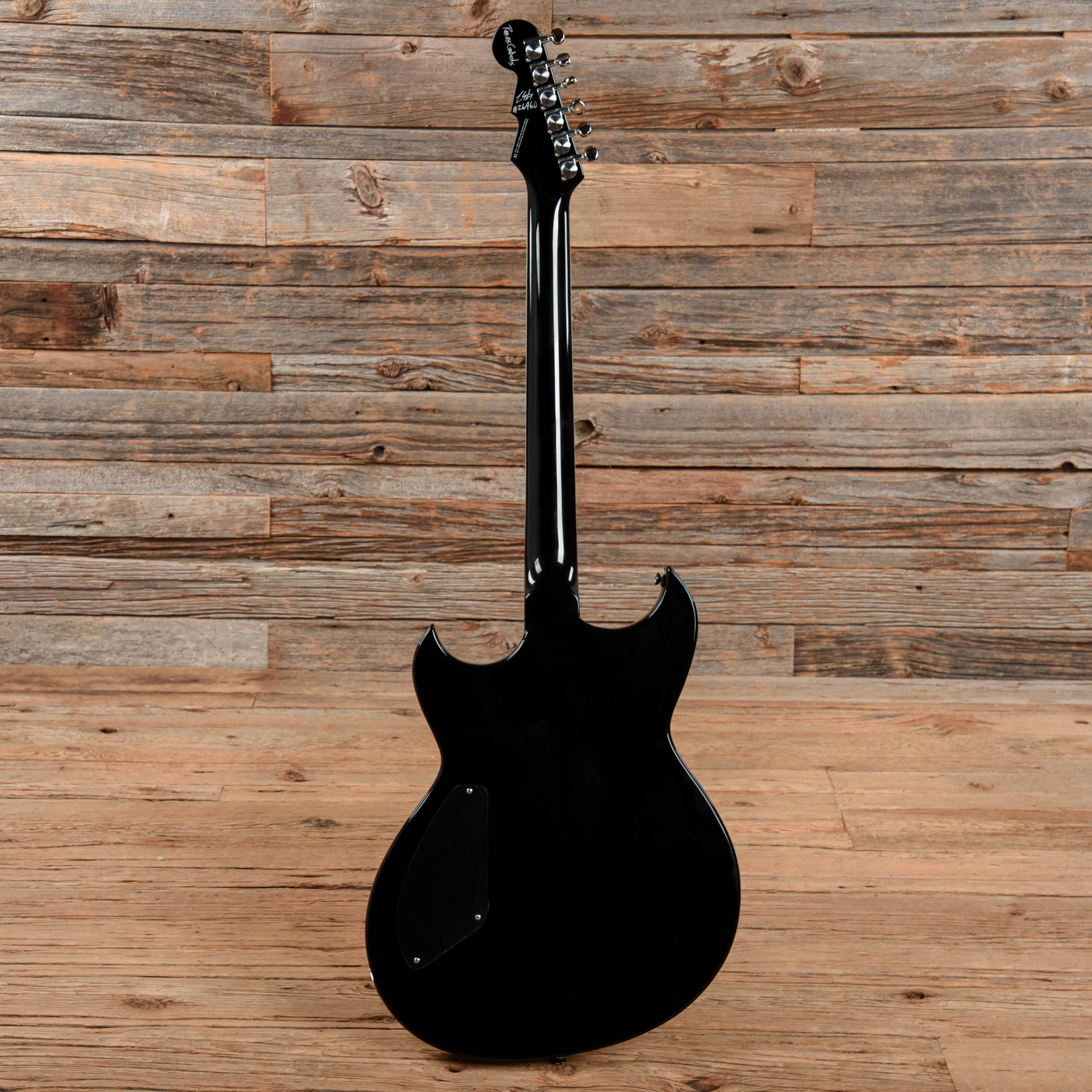 Reverend Reeves Gabrels Signature Spacehawk Black Electric Guitars / Semi-Hollow