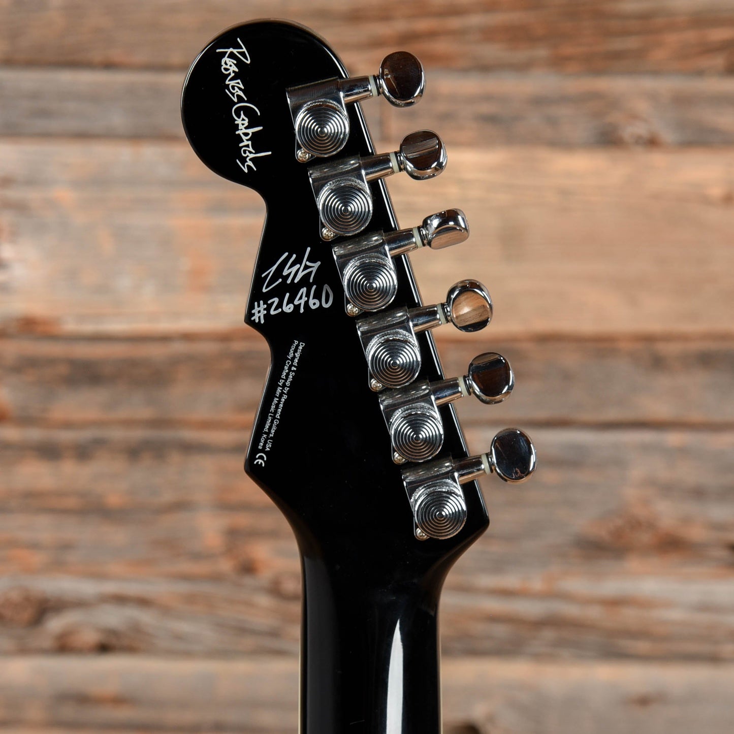 Reverend Reeves Gabrels Signature Spacehawk Black Electric Guitars / Semi-Hollow