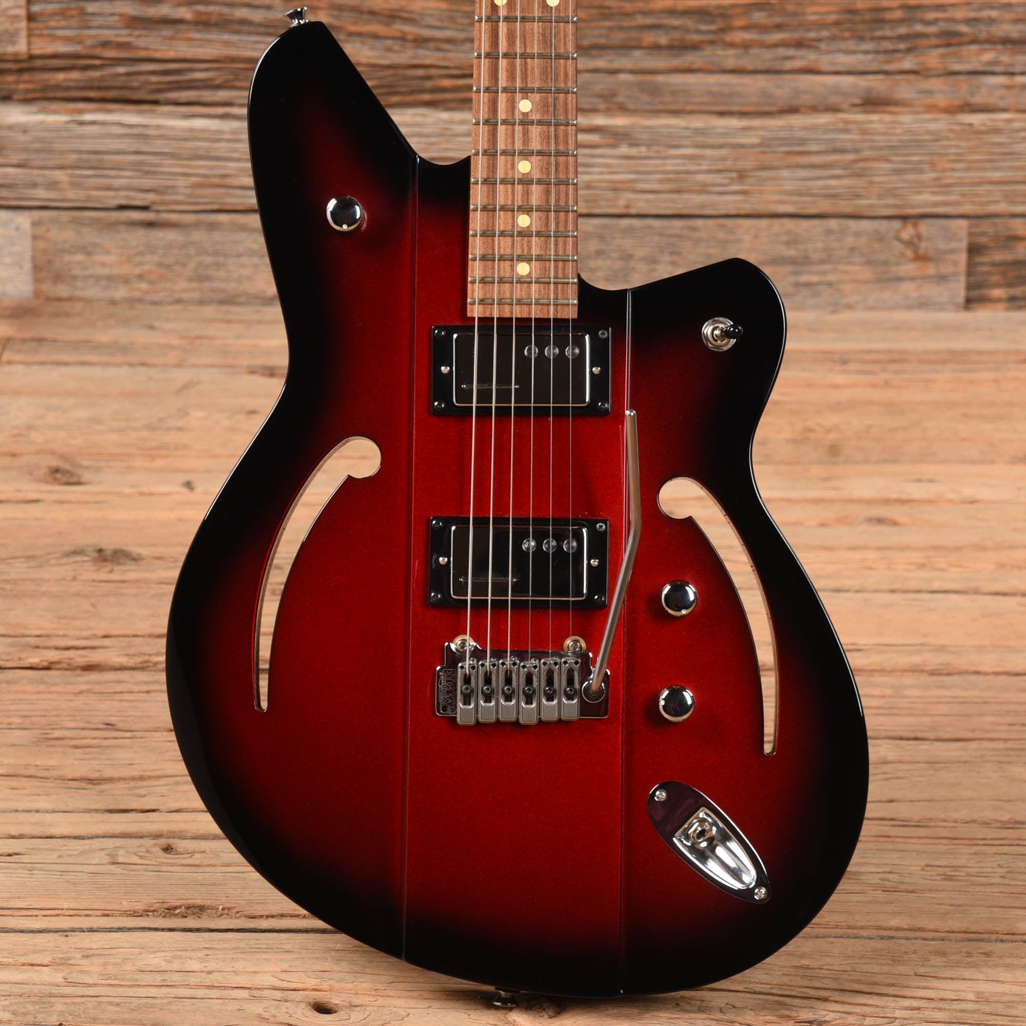 Reverend Airsonic HC Metallic Red Burst Electric Guitars / Solid Body