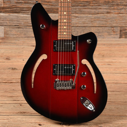 Reverend Airsonic HC Metallic Red Burst Electric Guitars / Solid Body