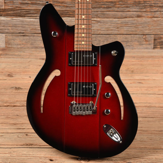 Reverend Airsonic HC Metallic Red Burst Electric Guitars / Solid Body