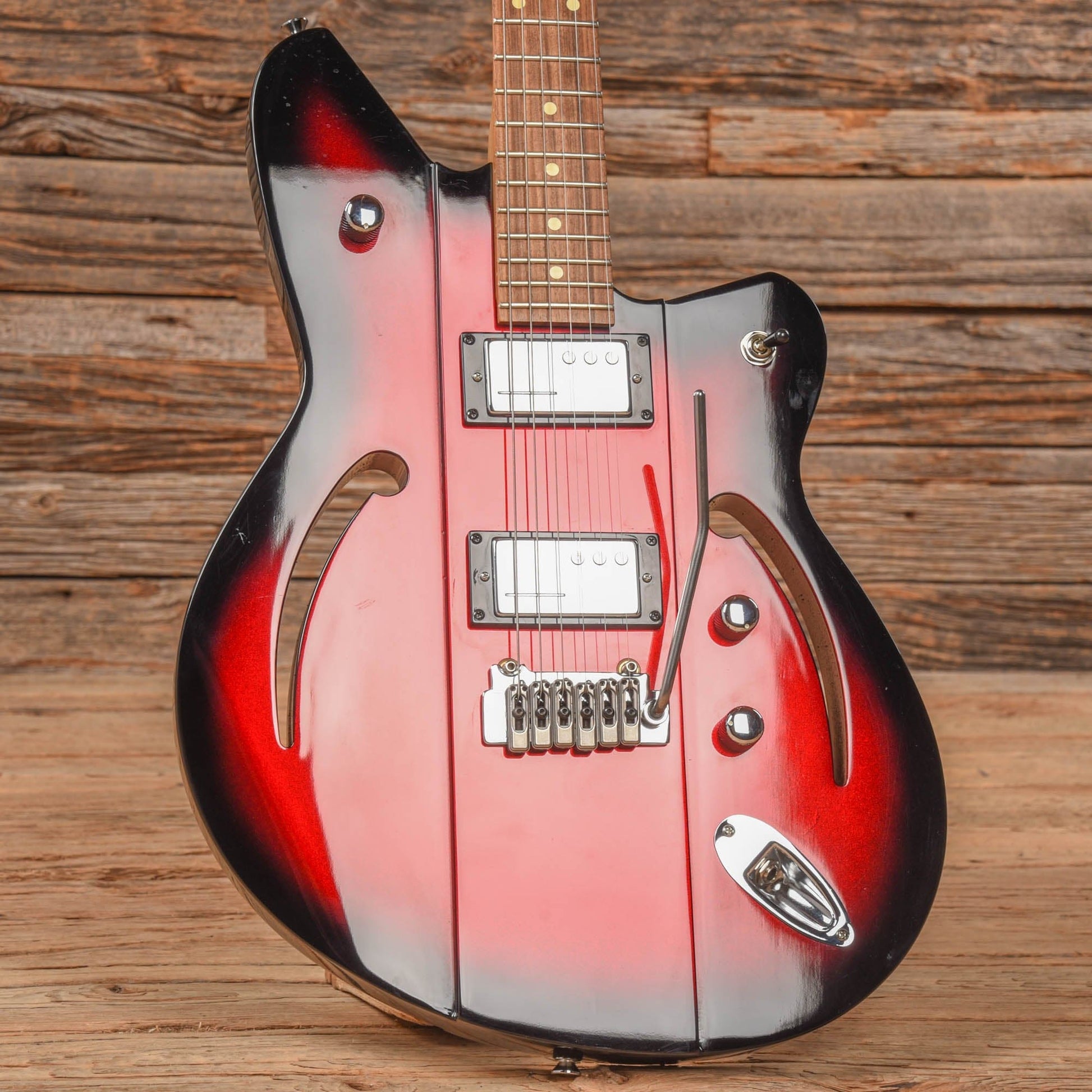 Reverend Airsonic HC Metallic Red Burst Electric Guitars / Solid Body