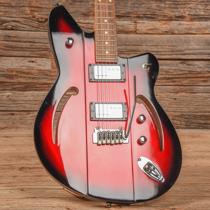 Reverend Airsonic HC Metallic Red Burst Electric Guitars / Solid Body