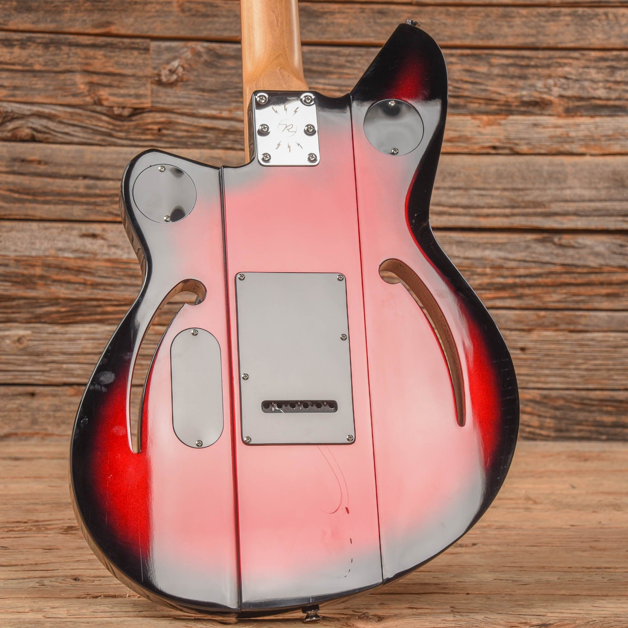 Reverend Airsonic HC Metallic Red Burst Electric Guitars / Solid Body