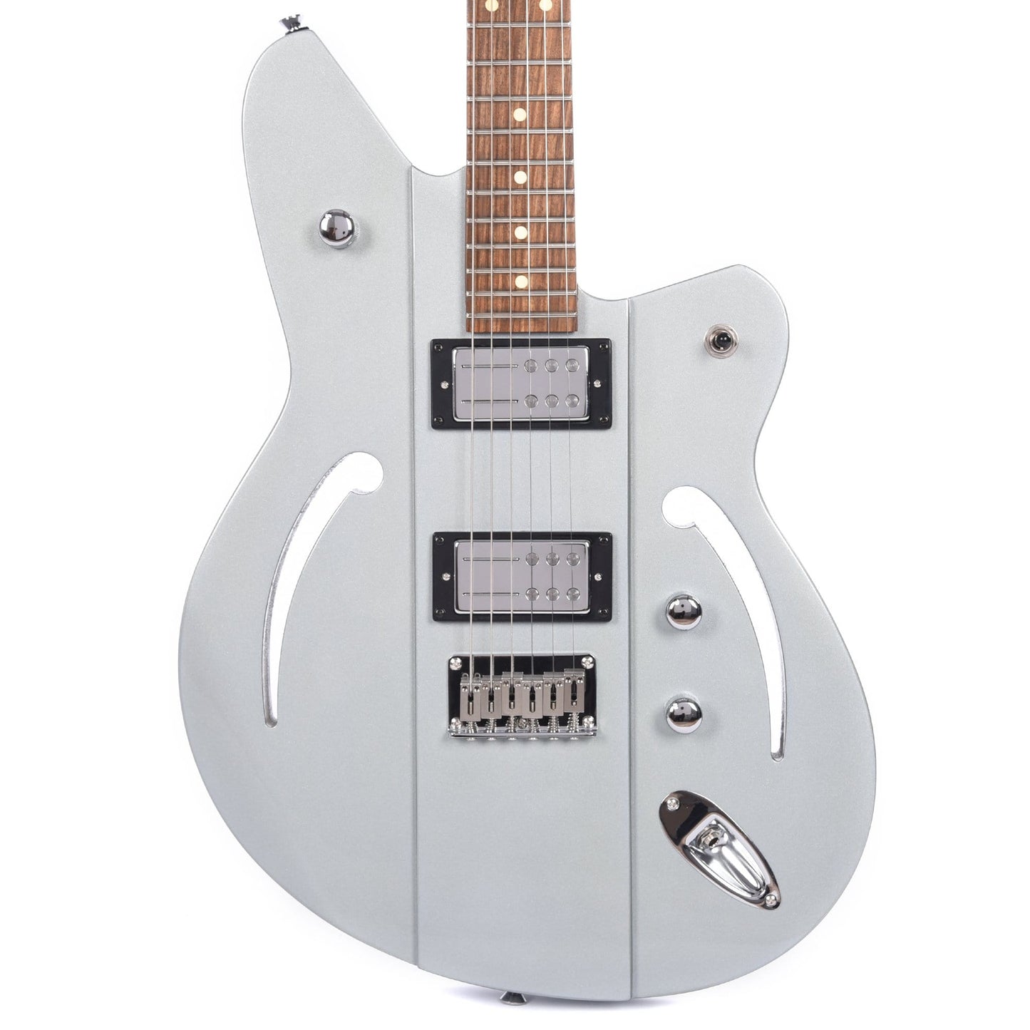 Reverend Airsonic RA Metallic Silver Freeze Electric Guitars / Solid Body