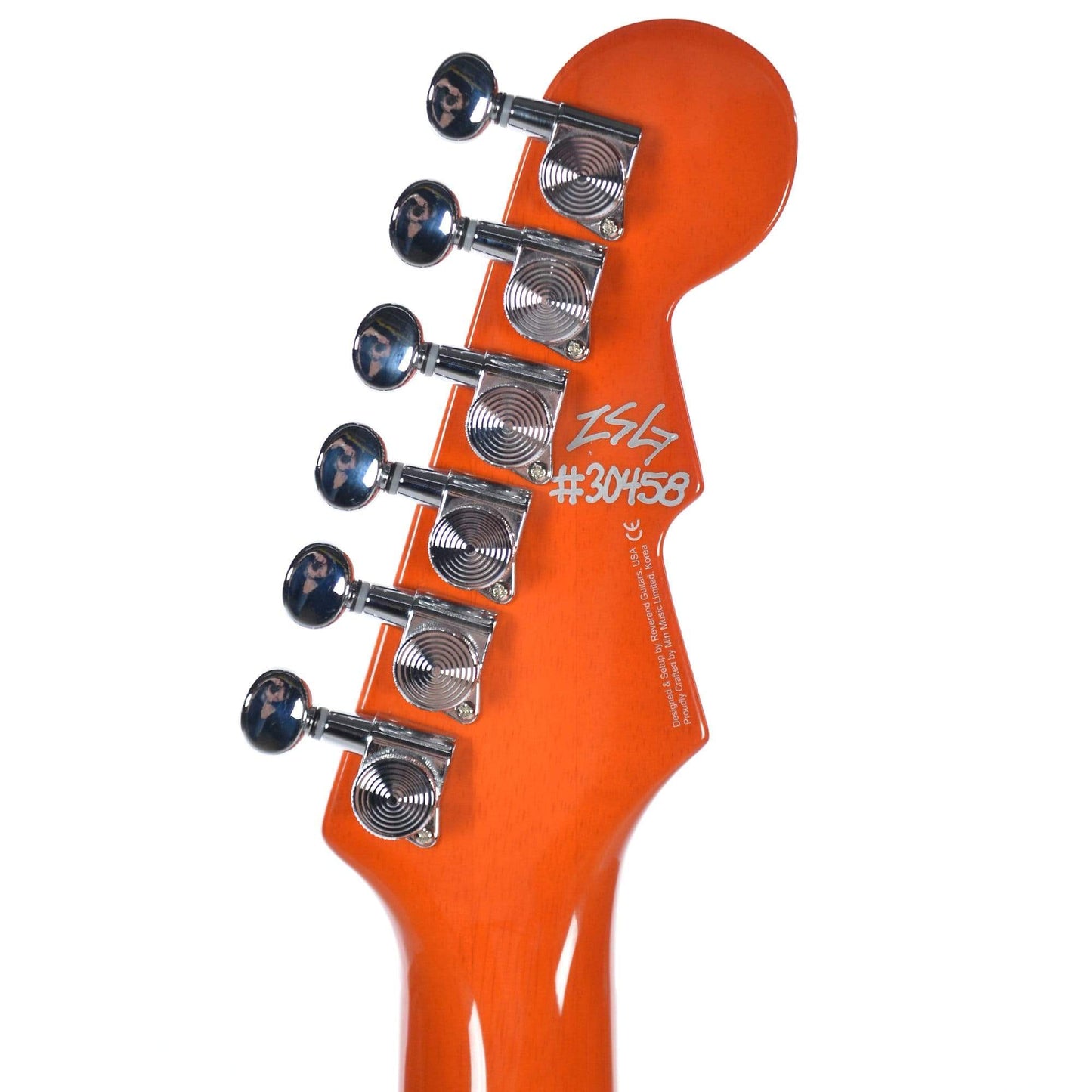 Reverend Bayonet RA HC Rock Orange Flame Maple LEFTY Electric Guitars / Solid Body