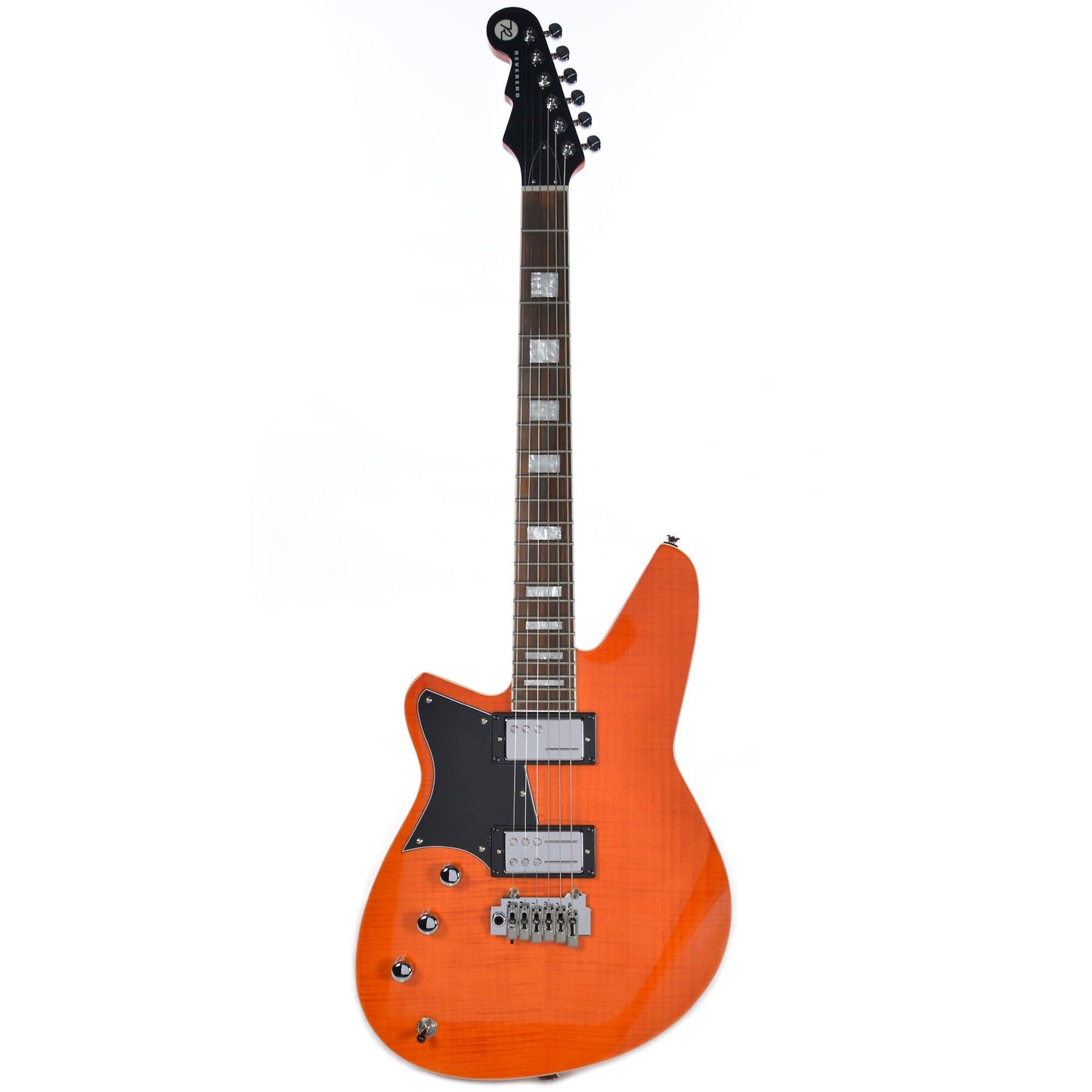 Reverend Bayonet RA HC Rock Orange Flame Maple LEFTY Electric Guitars / Solid Body