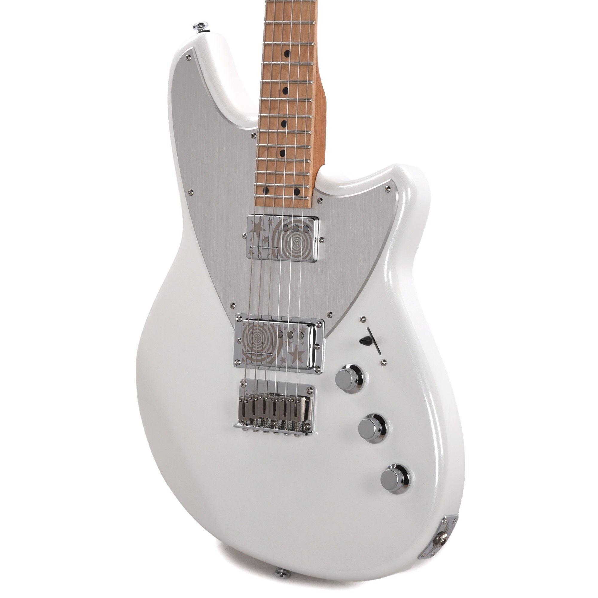 Reverend Billy Corgan Drop Z Gloss Pearl White Electric Guitars / Solid Body
