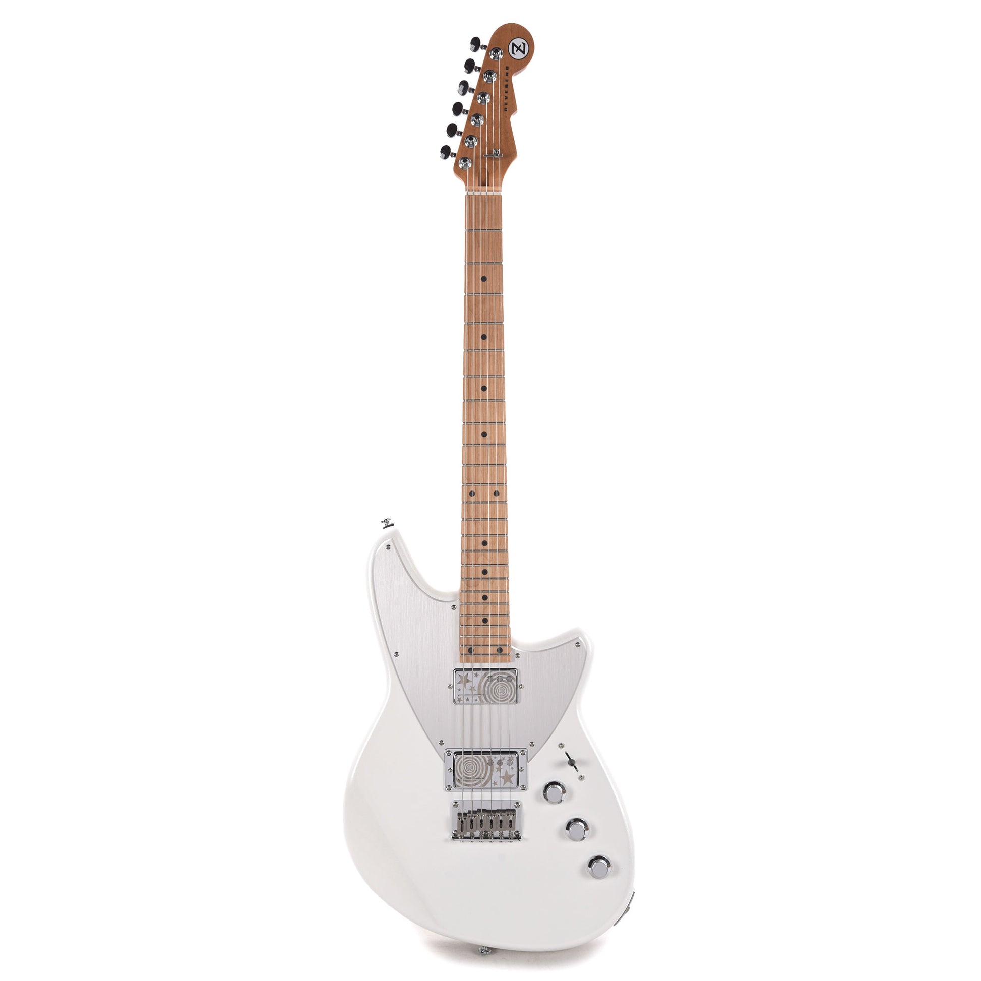 Reverend Billy Corgan Drop Z Gloss Pearl White Electric Guitars / Solid Body